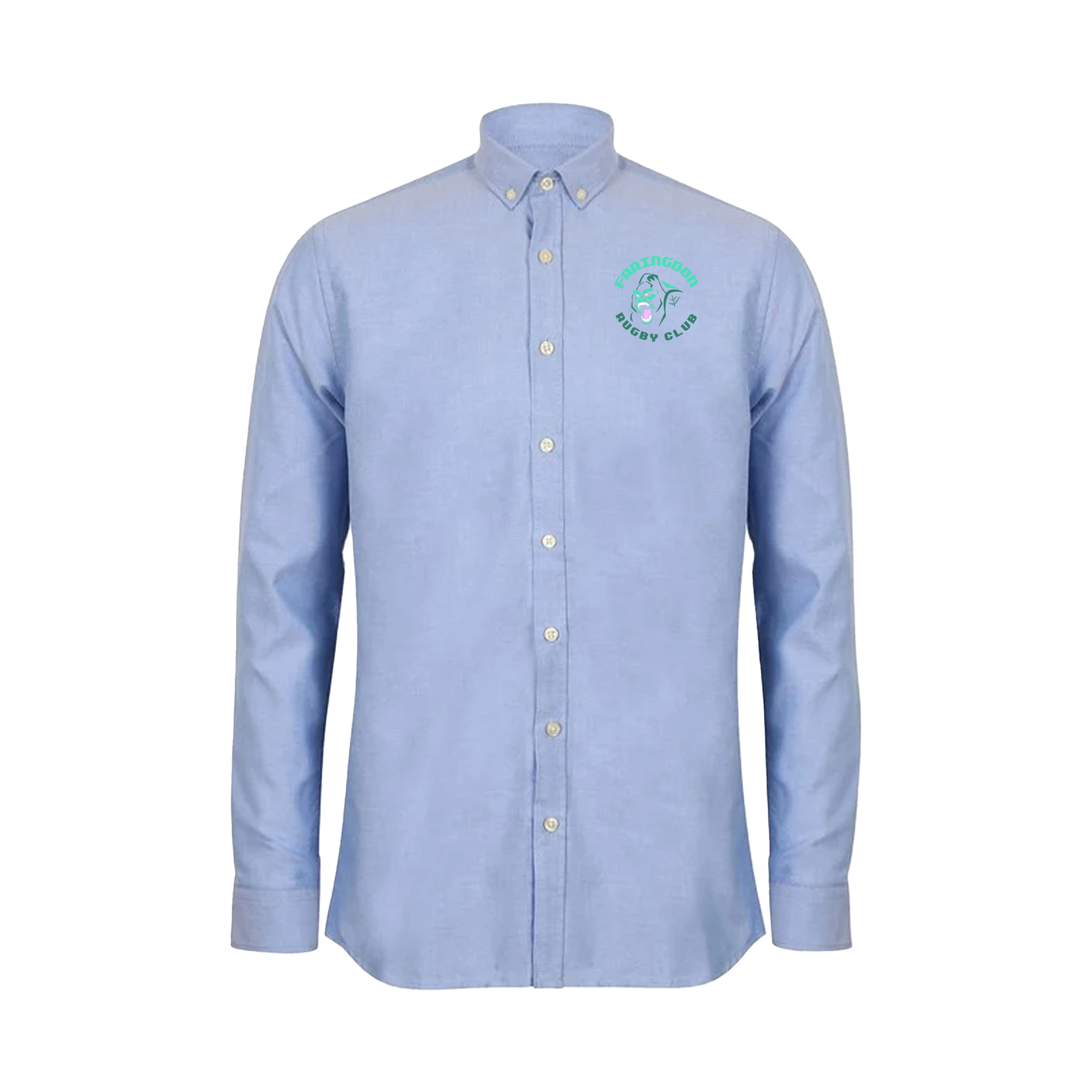 Faringdon Rugby Club Henbury Blue Shirt L/S