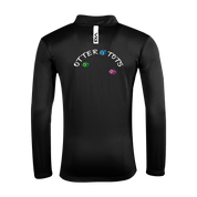 Feniton Womens FC Black Fortis Quarter Zip Sweat