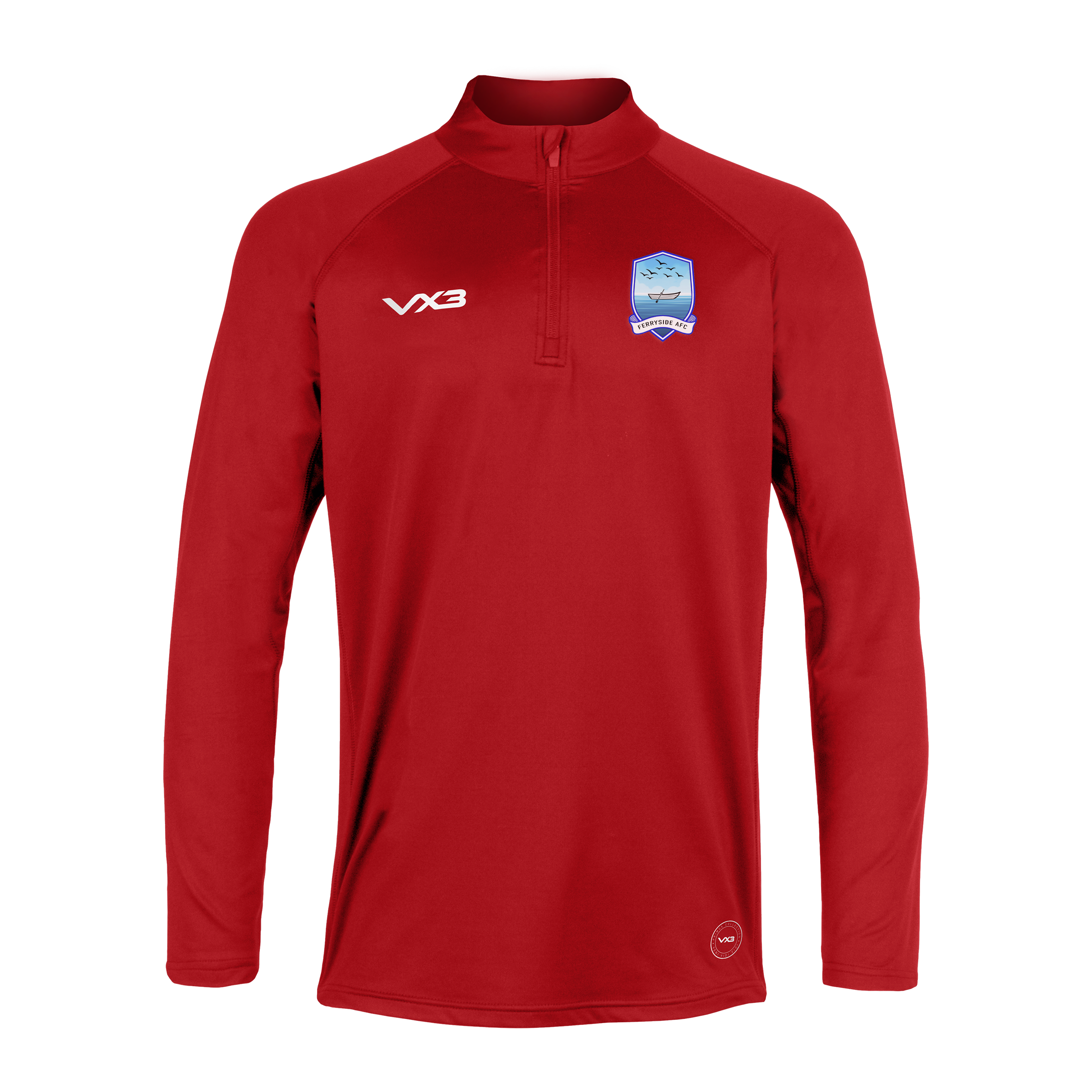 Ferryside AFC Red Primus Youth Quarter Zip