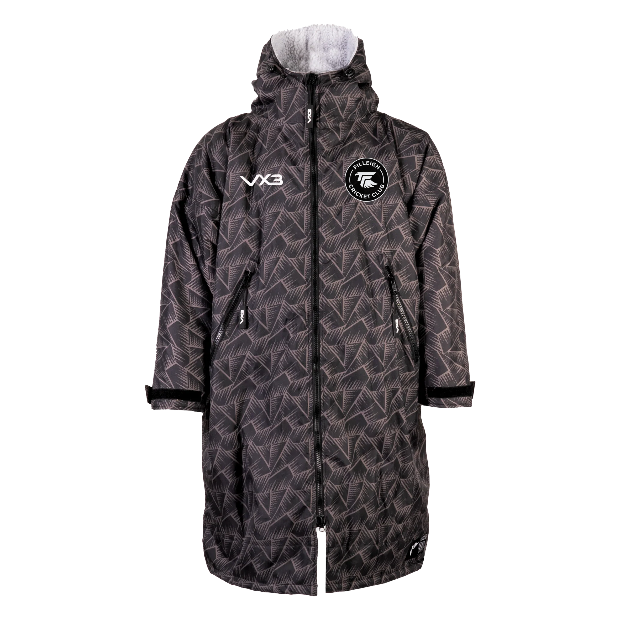 Filleigh Cricket Club Duro Elite Sports Robe Storm/Grey Kids