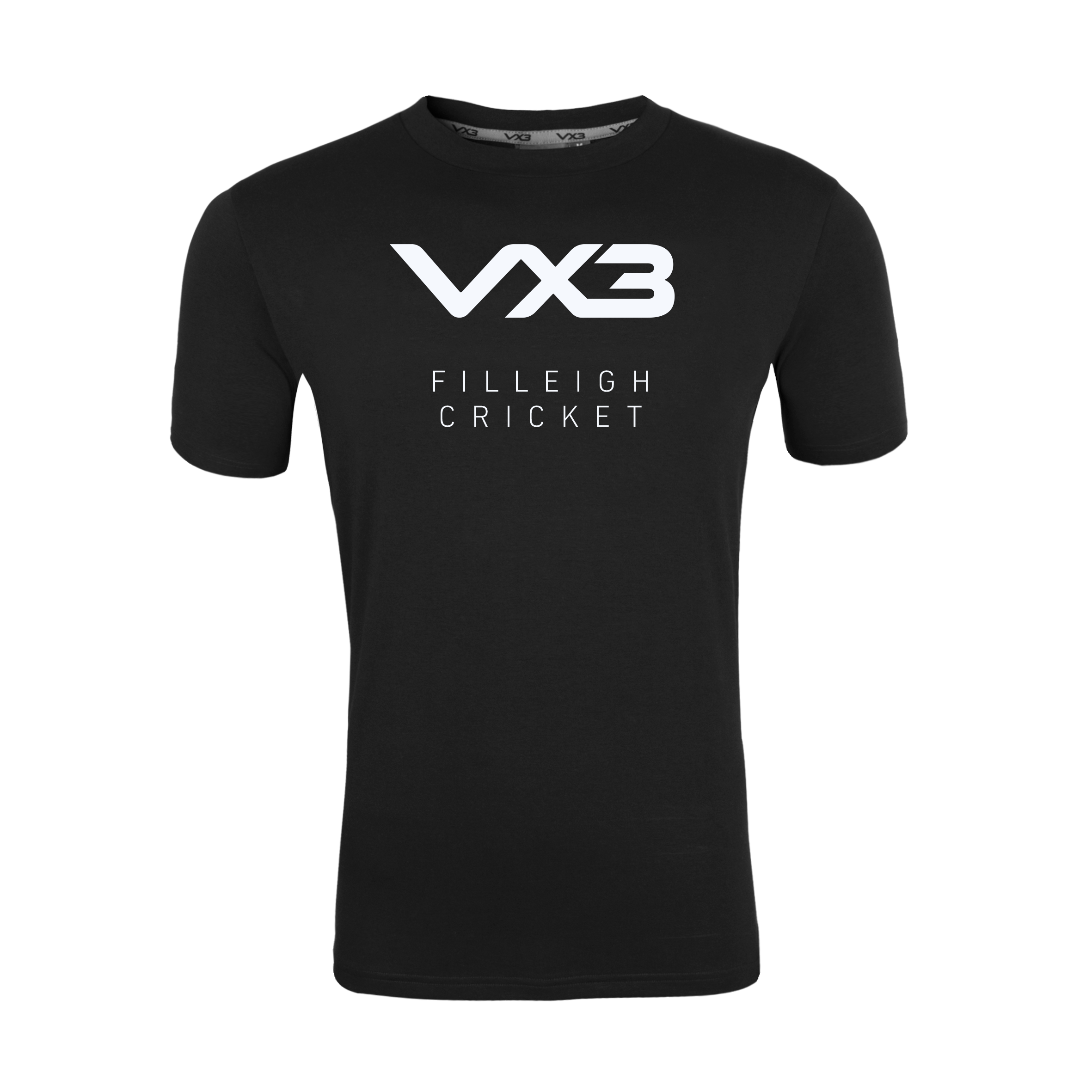 Filleigh Cricket Club Black Youth Invicta Club Tee