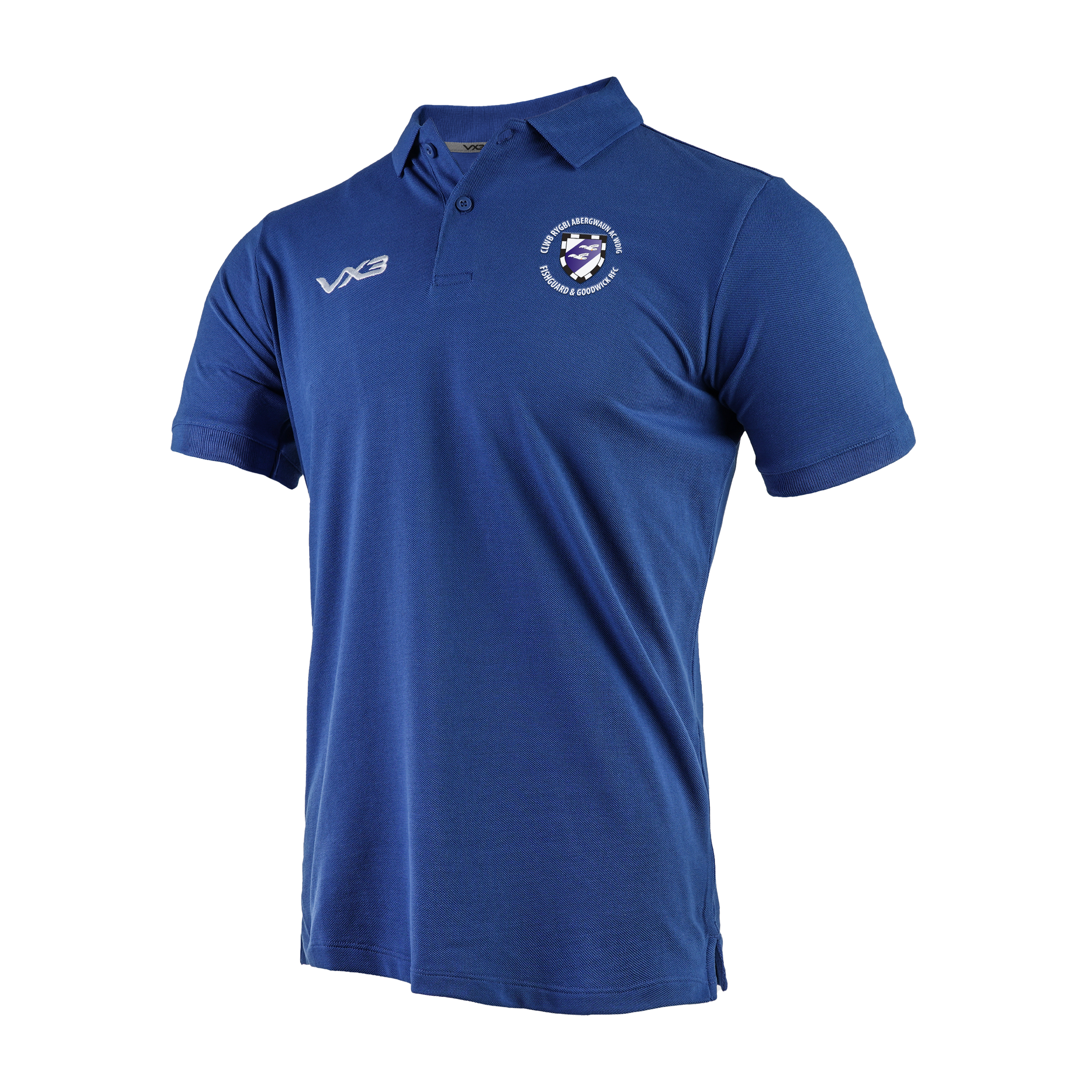 Fishguard and Goodwick RFC Royal Primus Polo Shirt – VX3
