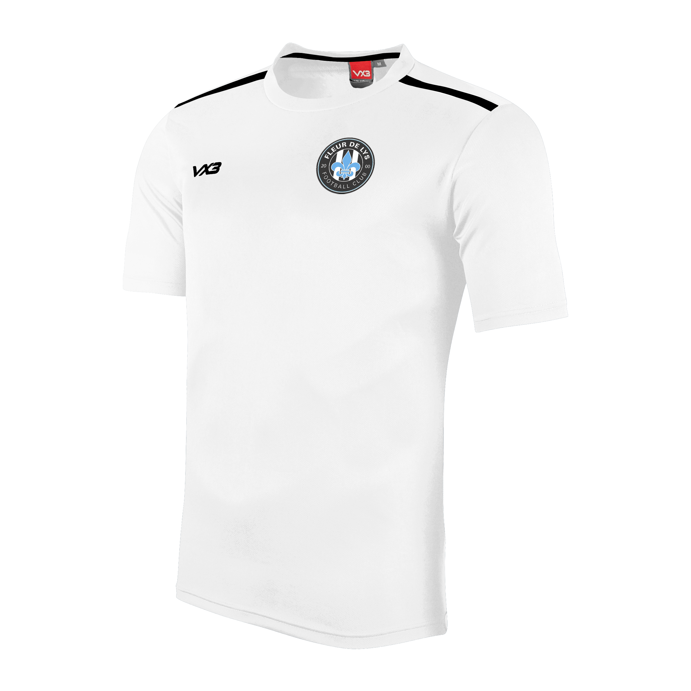 Fleur De Lys FC White Fortis Youth Tee