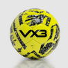 Vado Yellow and Black Football Training Ball Fluro - Size 3