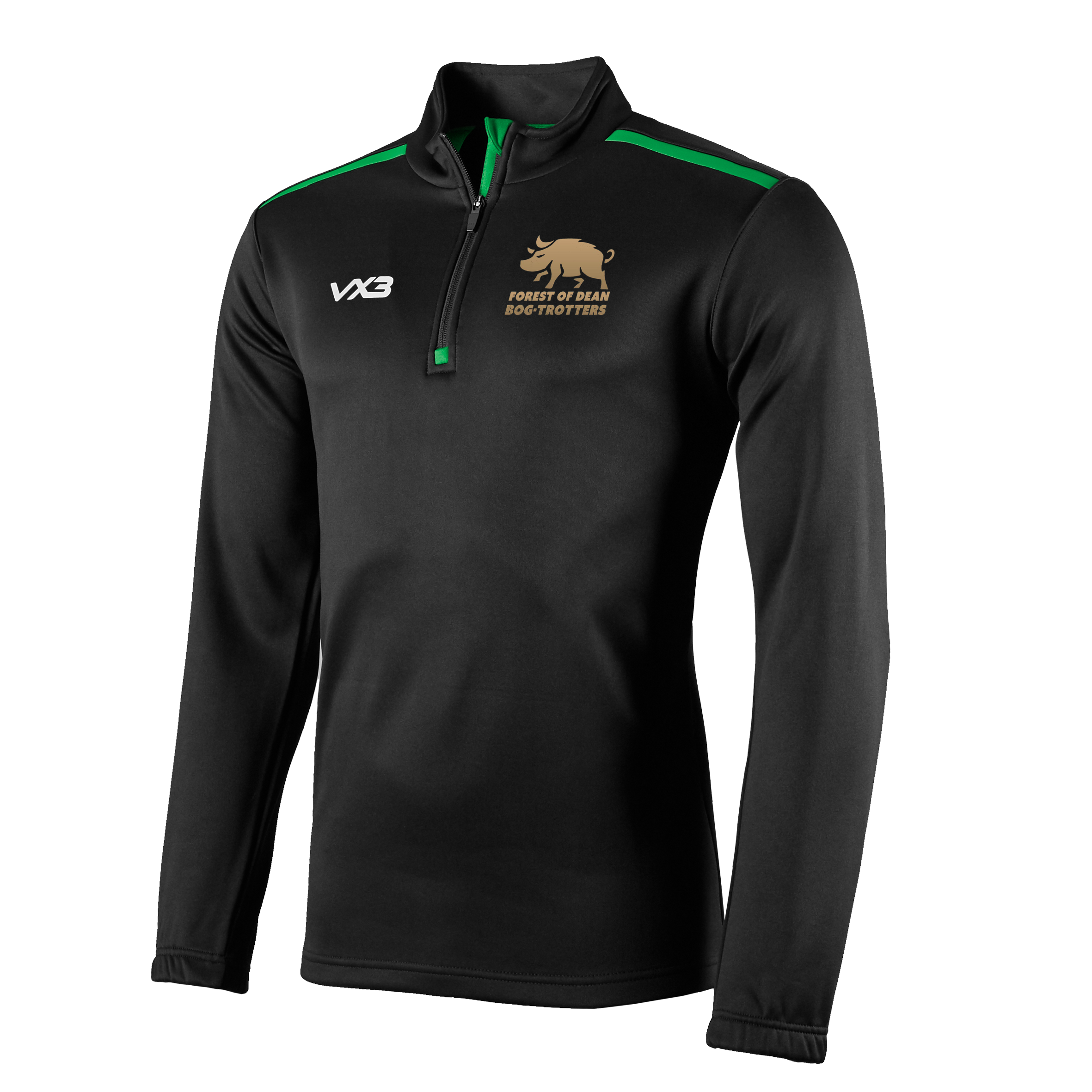 Forest Of Dean Bog-trotters Fortis Quarter Zip Sweat