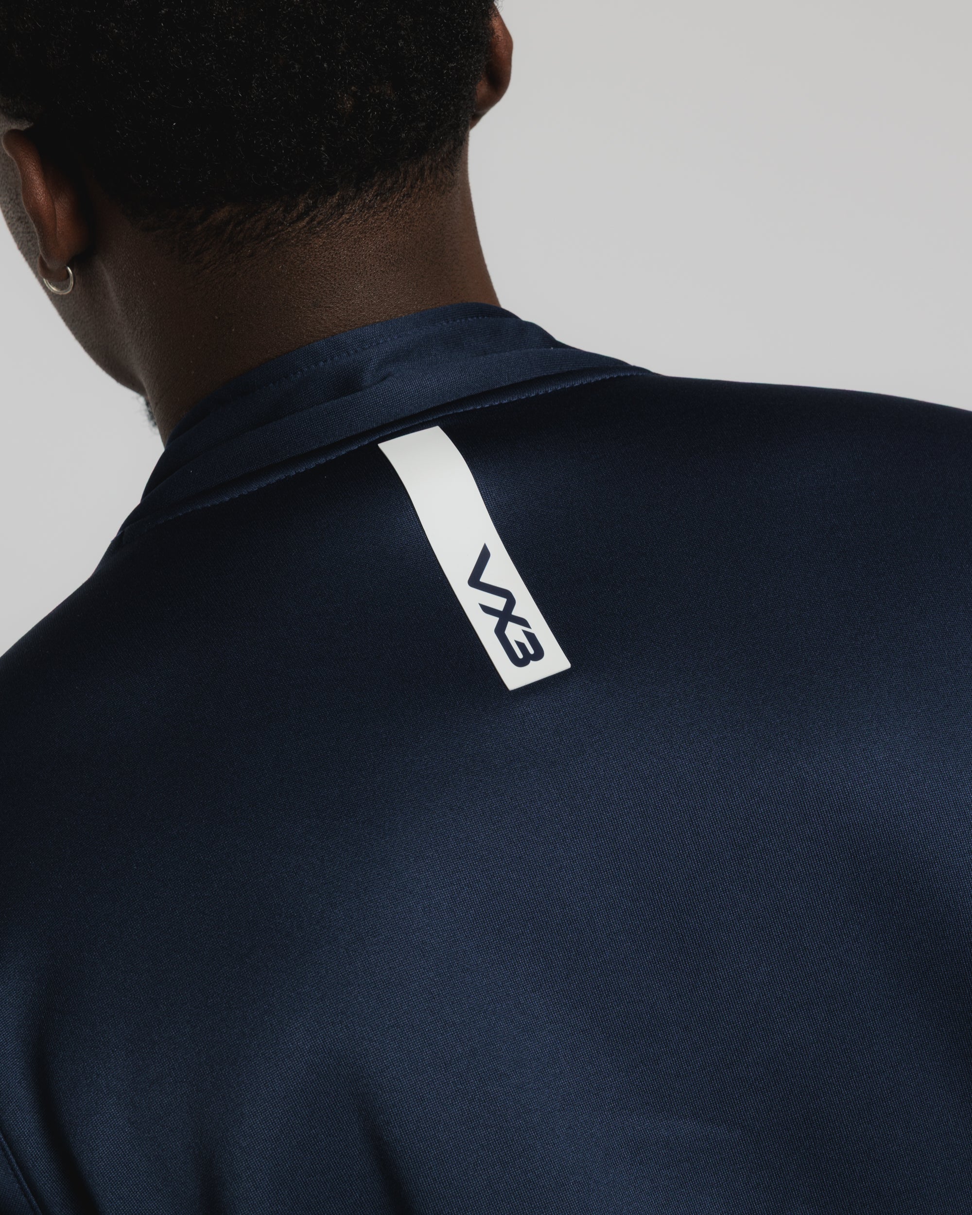 Fortis Quarter Zip Sweat Navy/White