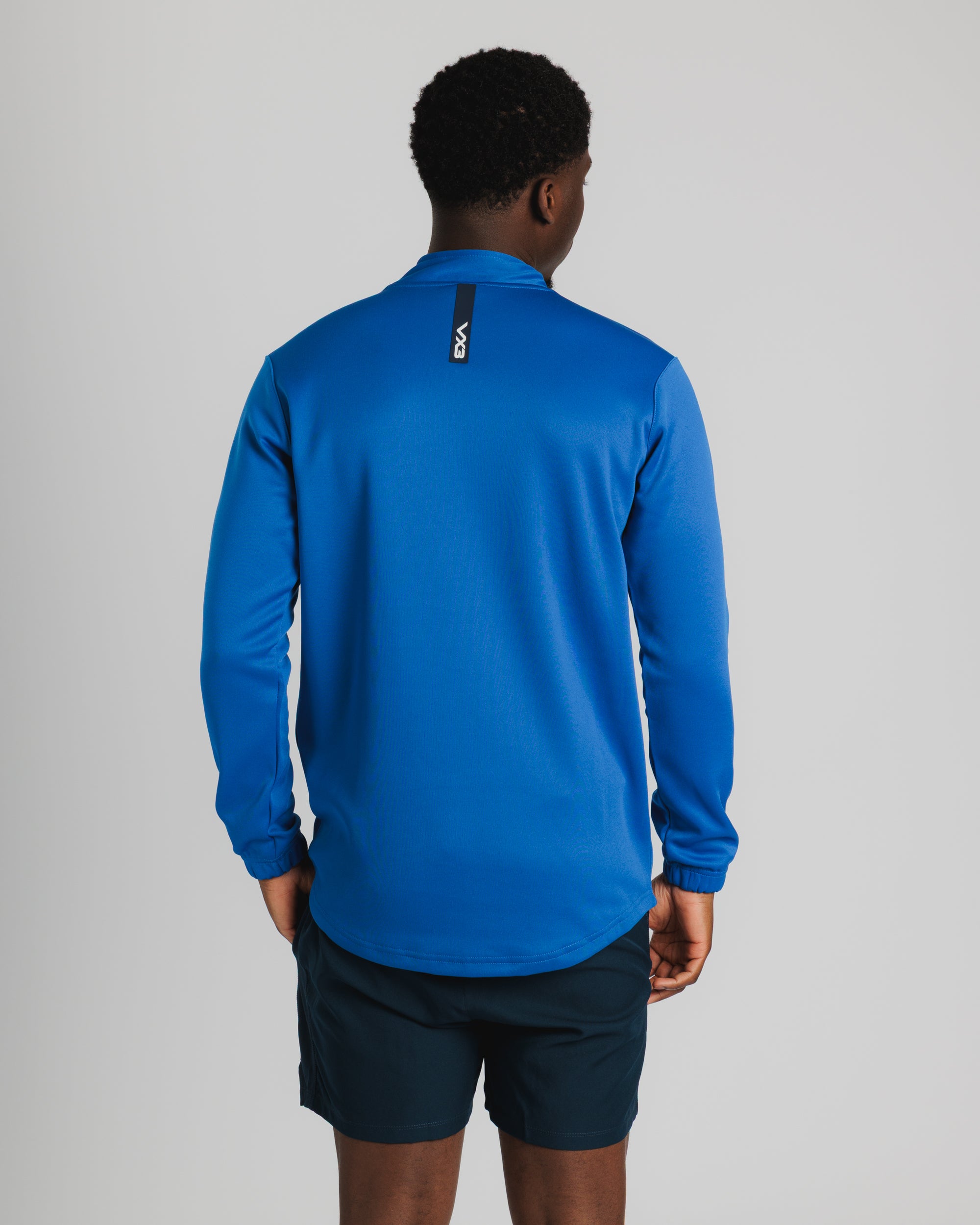 Fortis Quarter Zip Sweat Royal/Navy