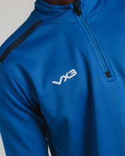 Fortis Quarter Zip Sweat Royal/Navy