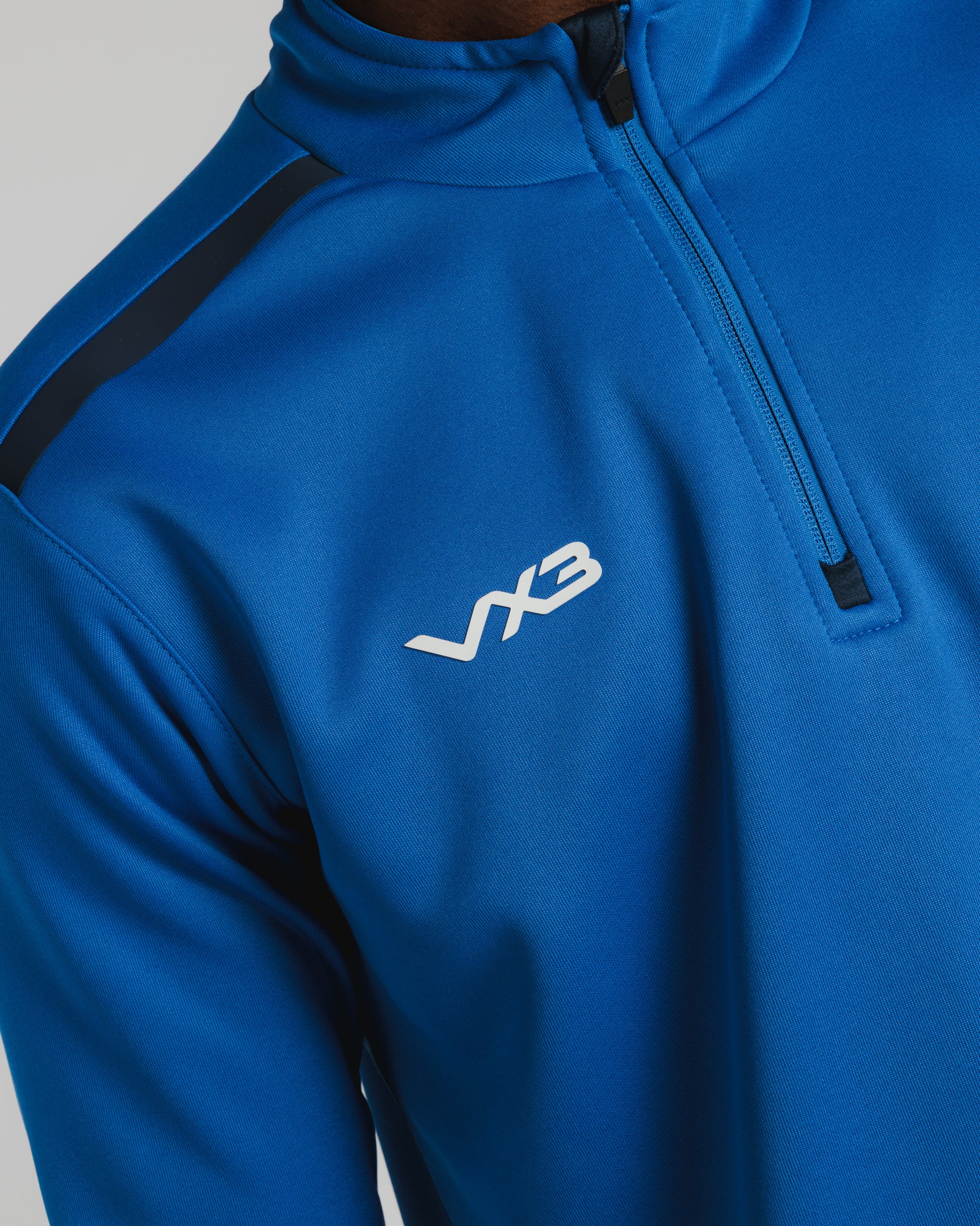 Fortis Quarter Zip Sweat Royal/Navy