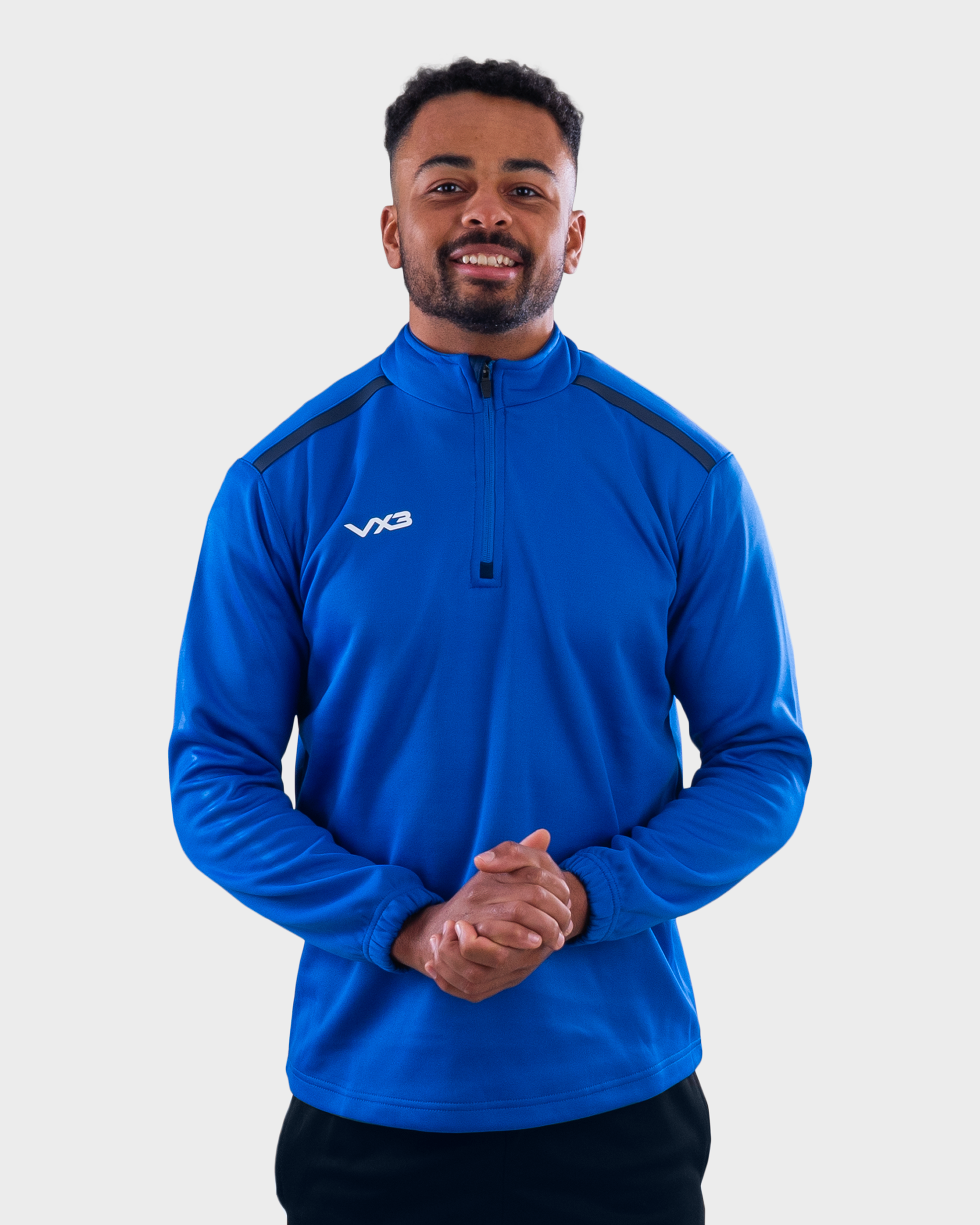 Fortis Quarter Zip Sweat Royal/Navy