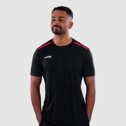 Fortis Tee Black/Red
