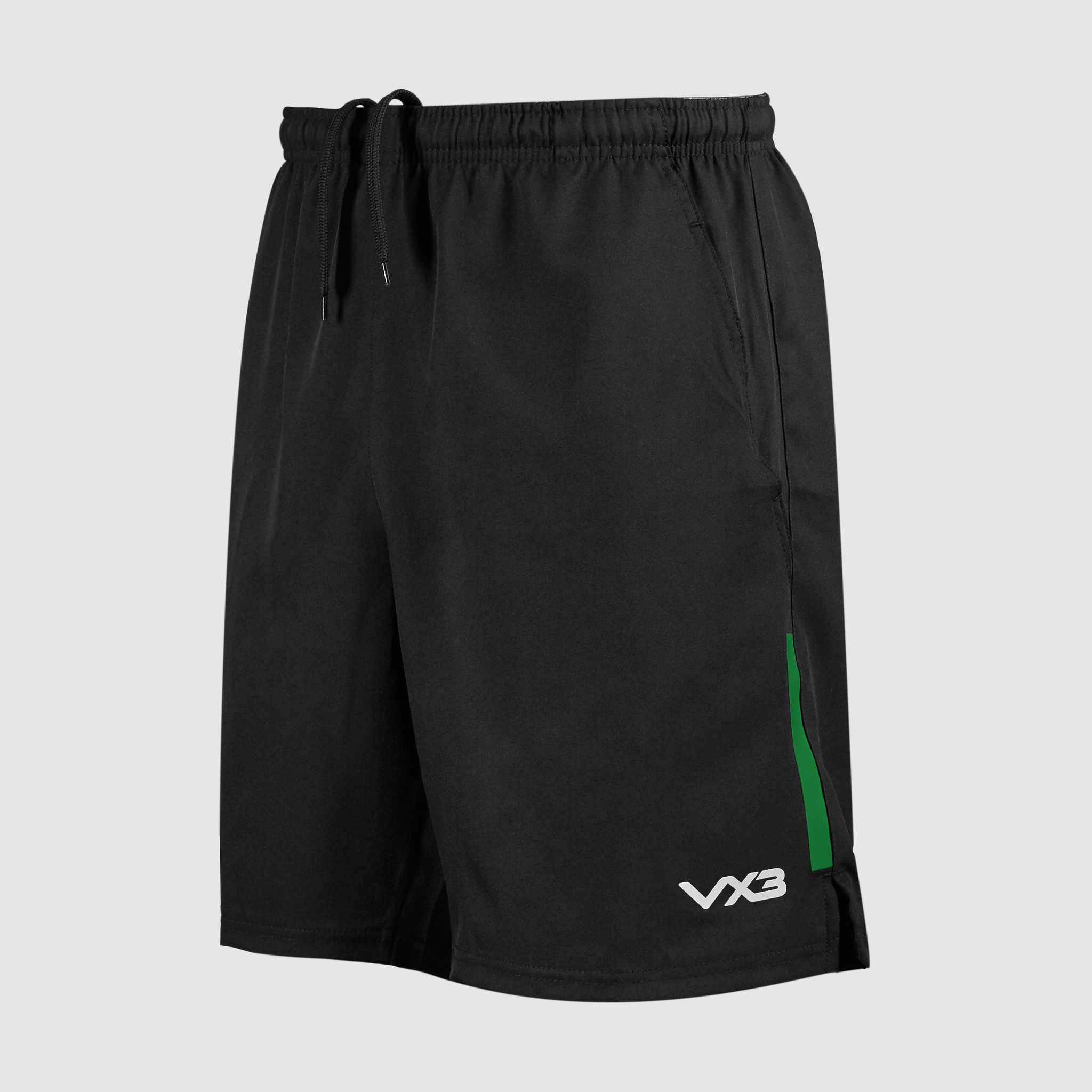 Fortis Travel Shorts Black/Emerald