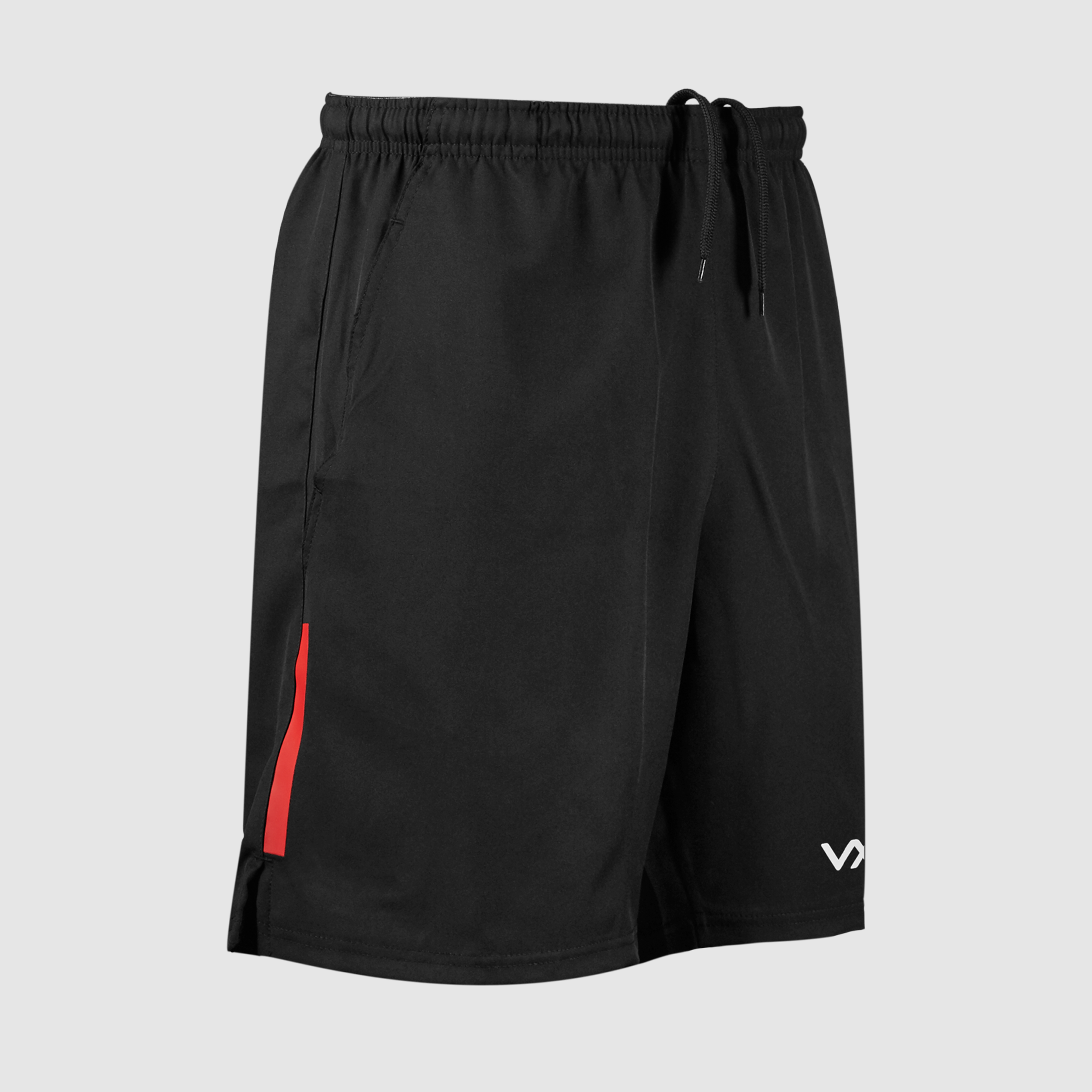 Fortis Youth Travel Shorts Black/Red