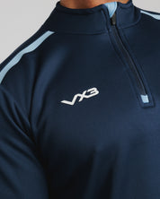 Fortis Quarter Zip Sweat Navy/Sky