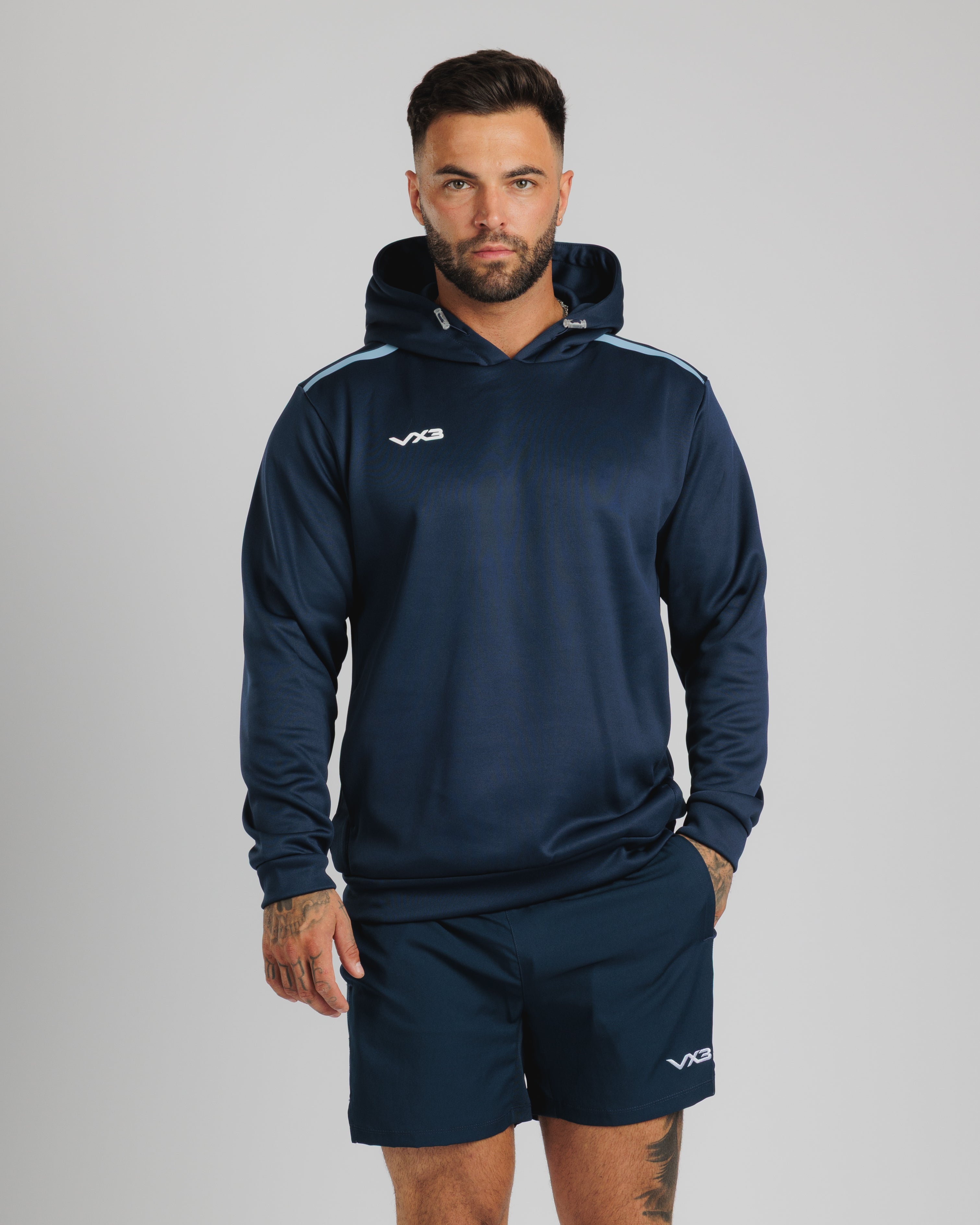 Fortis Hoodie Navy/Sky – VX3