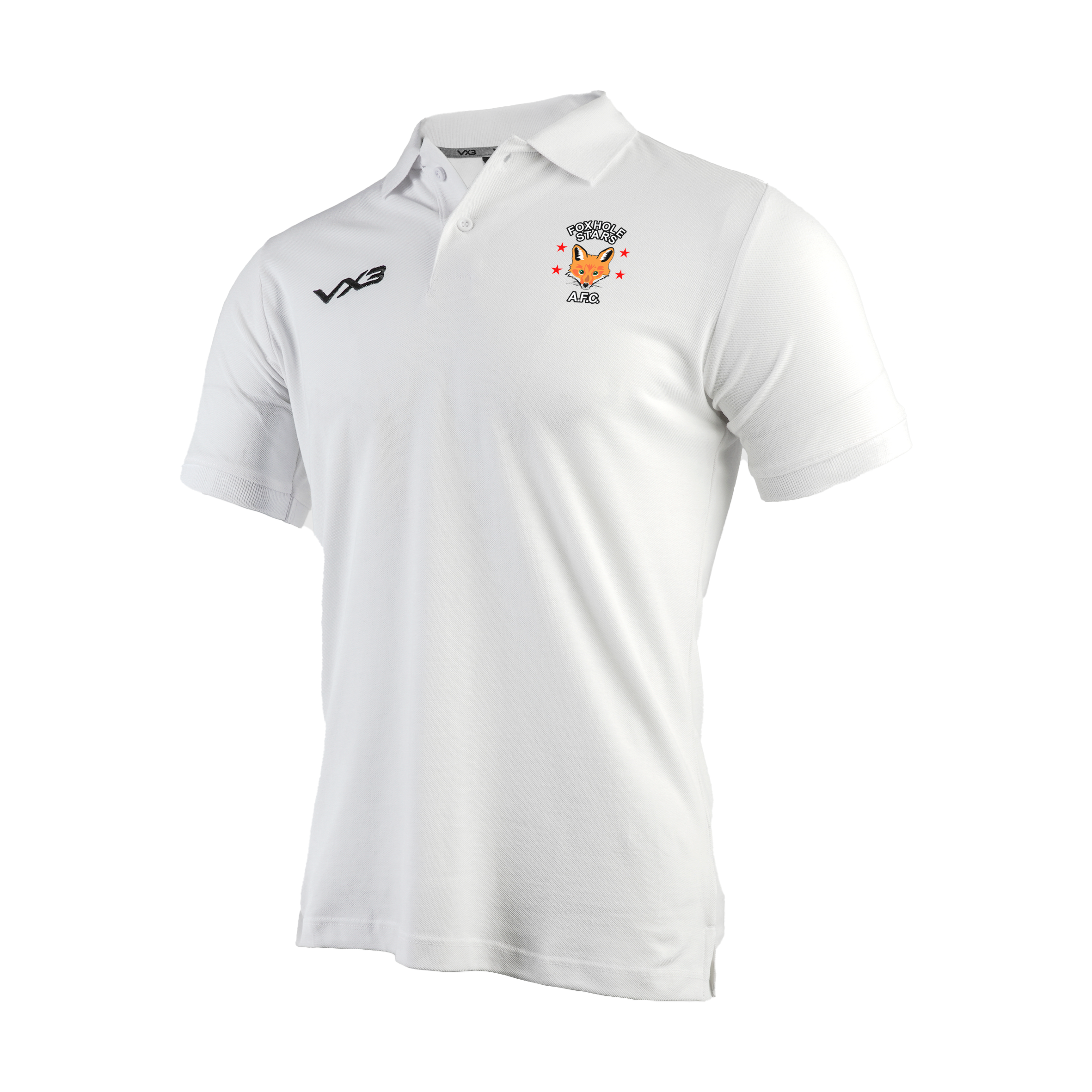 Foxhole Stars FC White Primus Polo Shirt