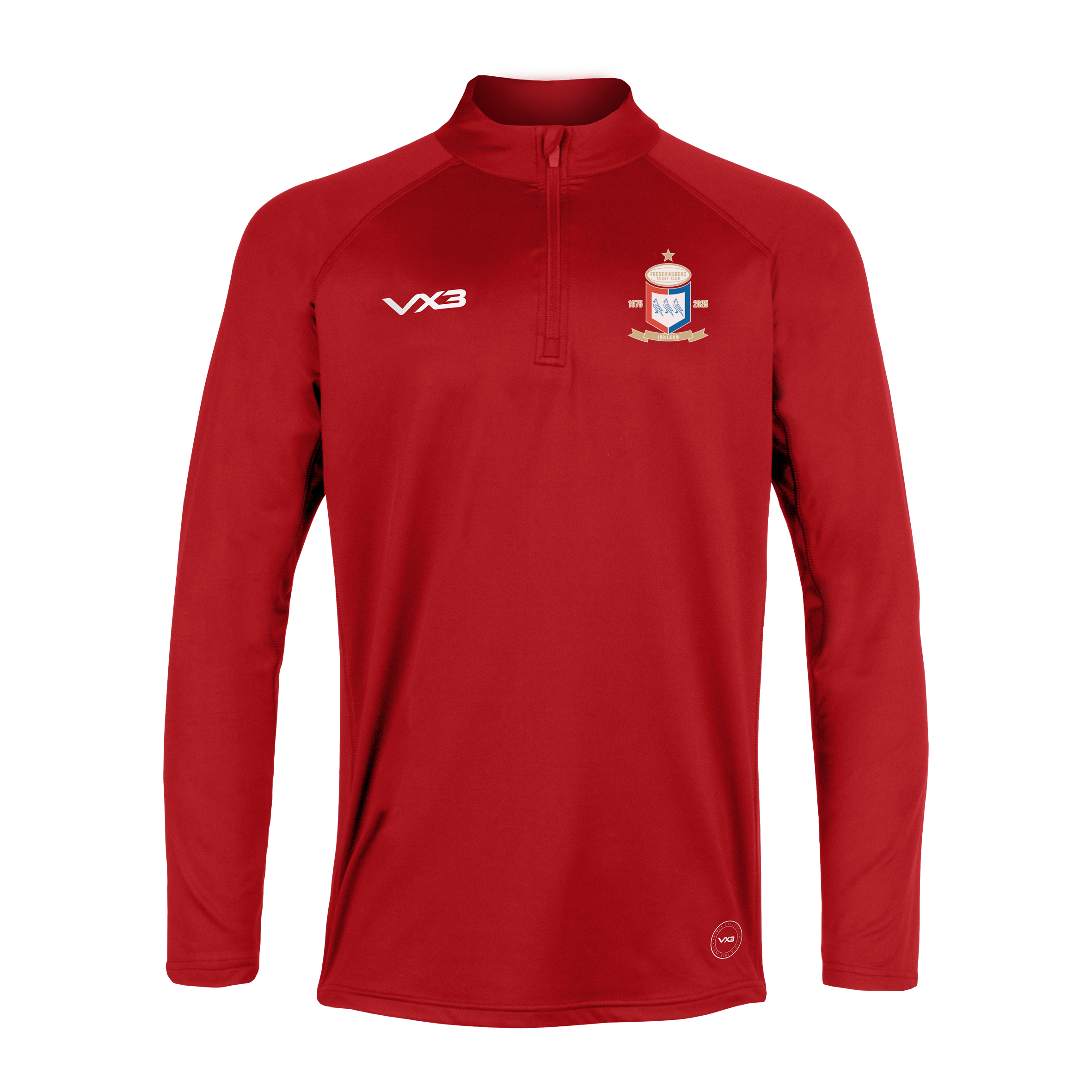Frederiksberg Rugby Club Anniversary Red Primus Quarter Zip