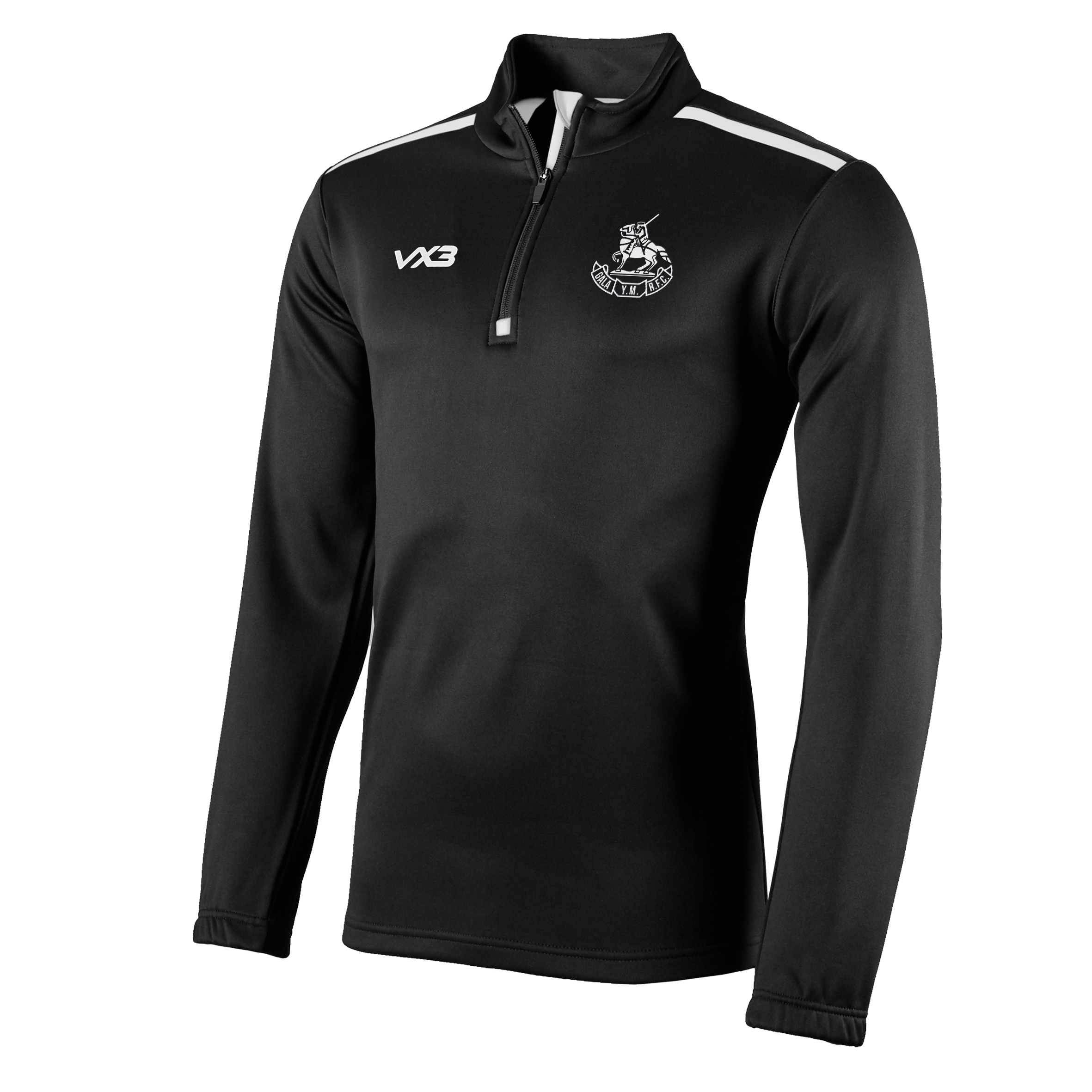 Gala YM RFC Black Fortis Quarter Zip Sweat