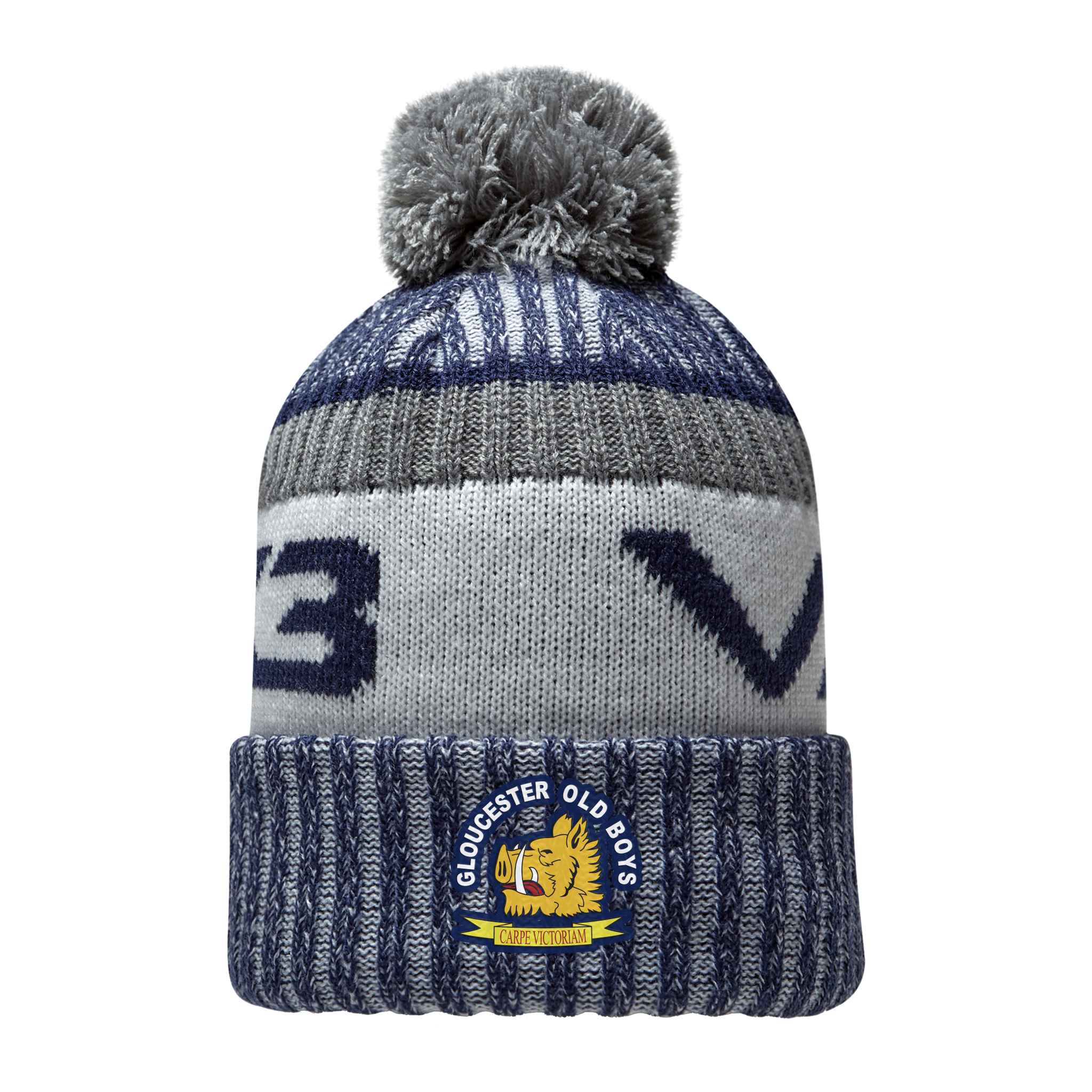 Gloucester Old Boys RFC Fleece Lined Bobble Hat