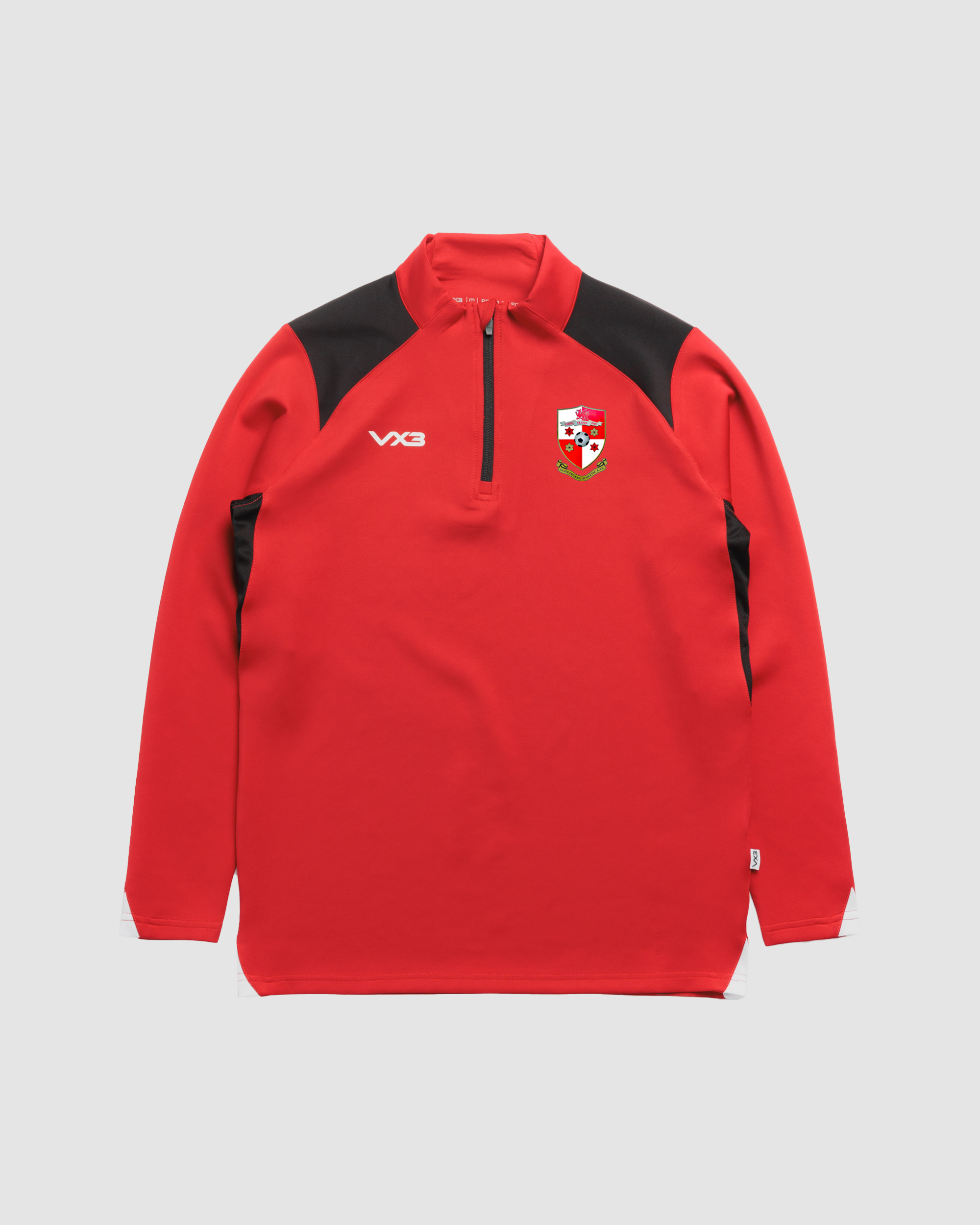 Godrergraig Athletic AFC Red Vertex Quarter Zip