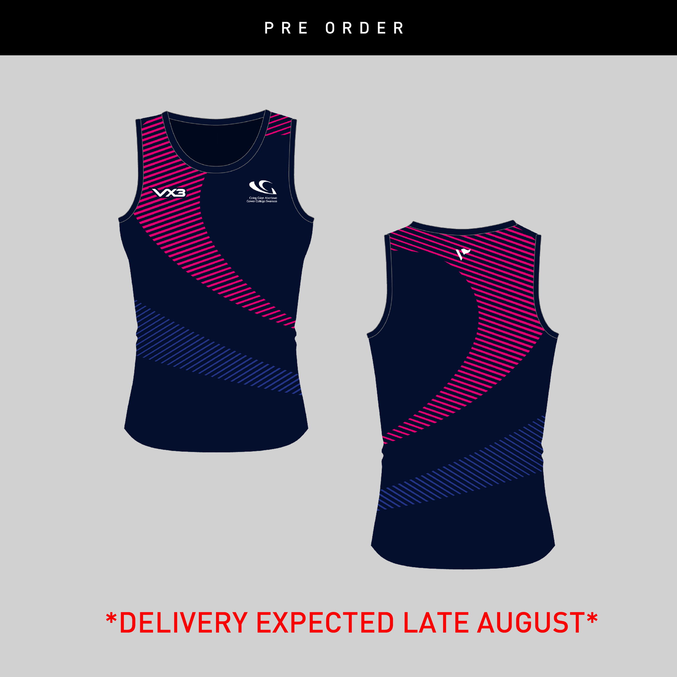 Gower College Netball Ladies Sublimated Vest