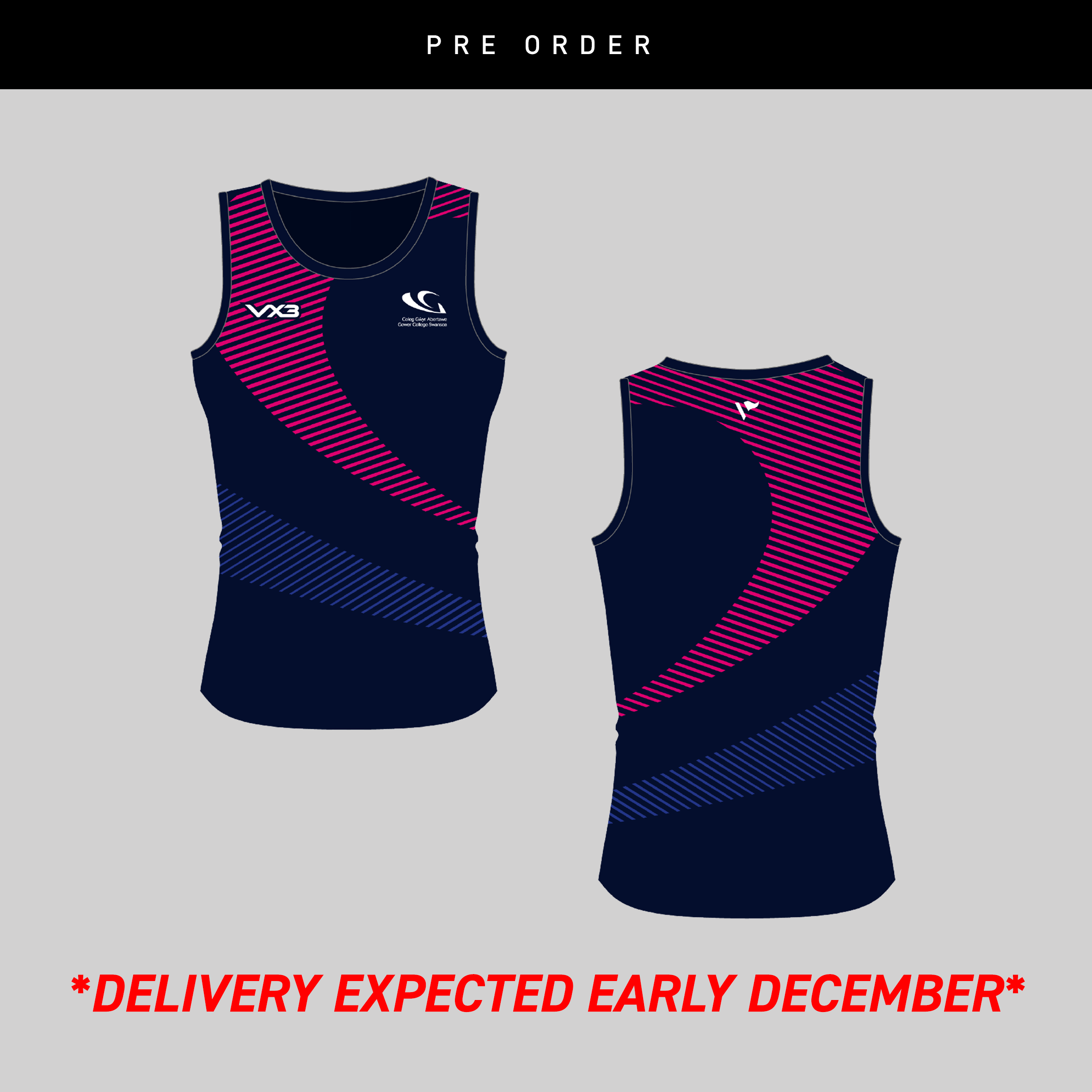 Gower College Netball Ladies Sublimated Vest