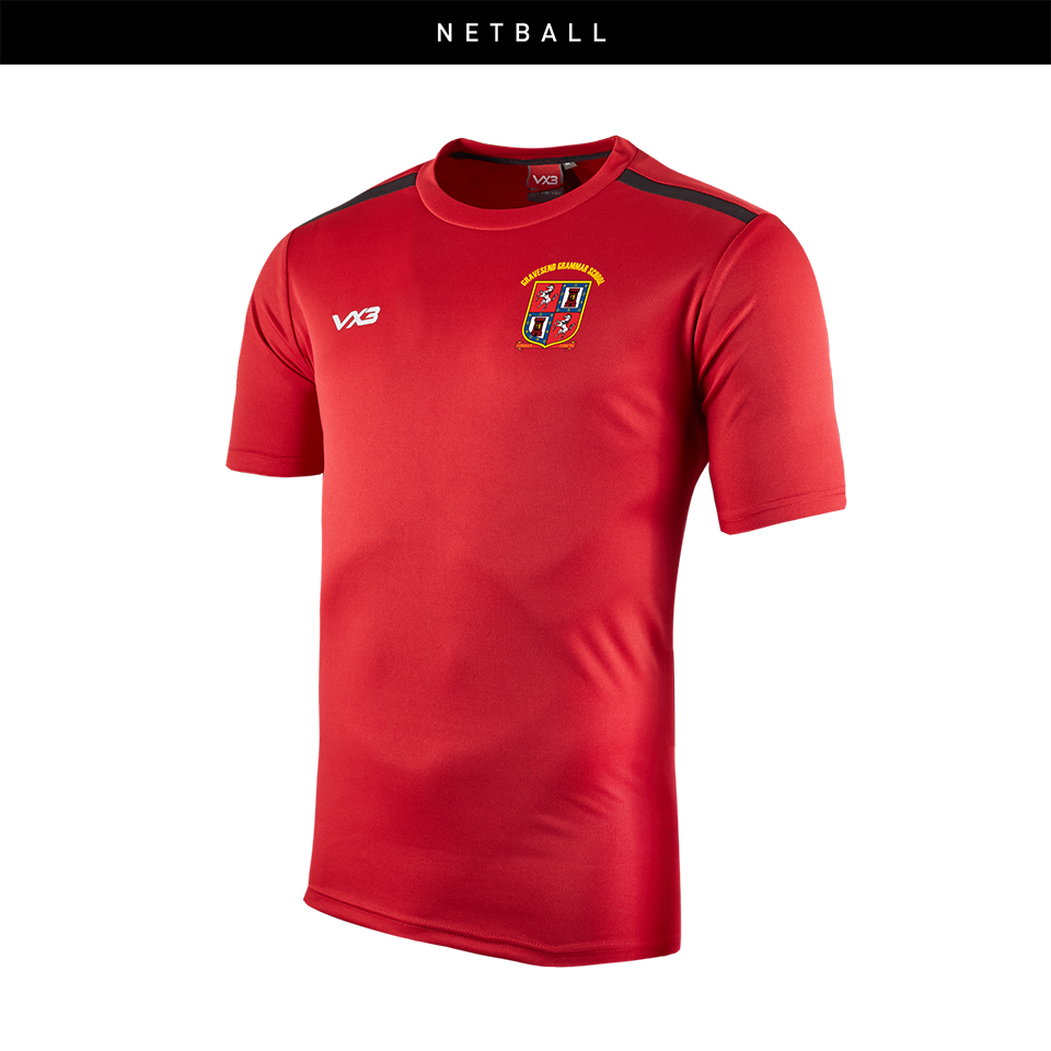 Gravesend Grammar School Senior Netball Fortis Tee
