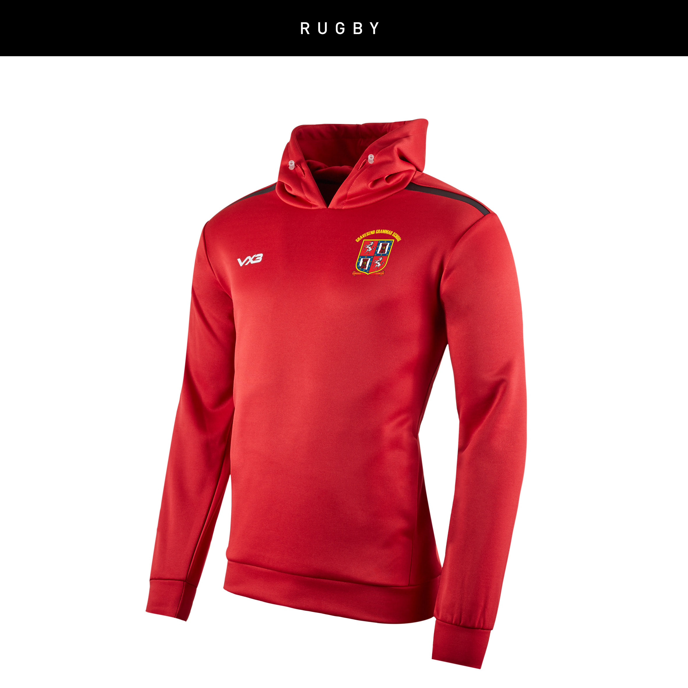 Gravesend Grammar School Senior Rugby Fortis Youth Hoodie