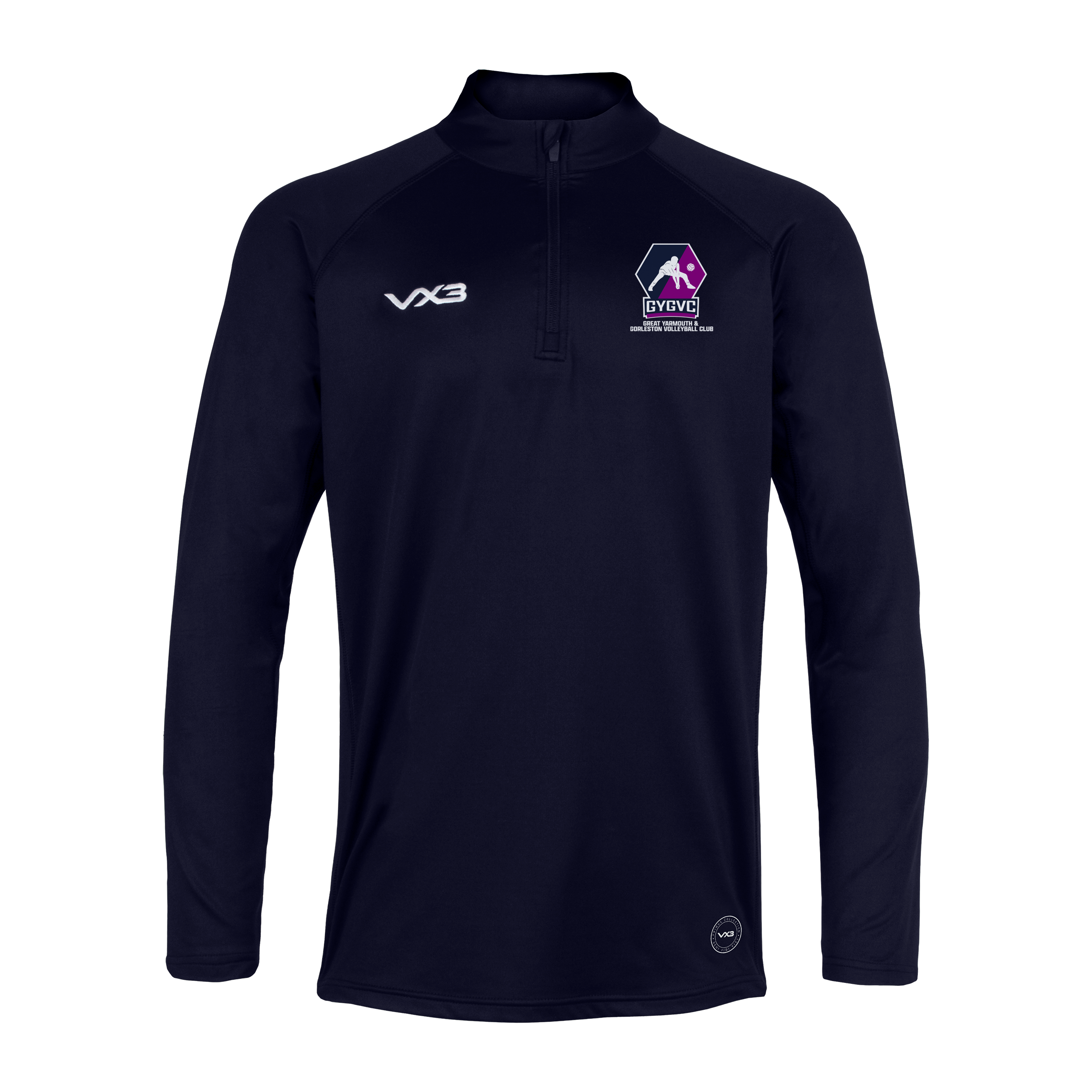 Great Yarmouth & Gorleston Volleyball Club Primus Quarter Zip