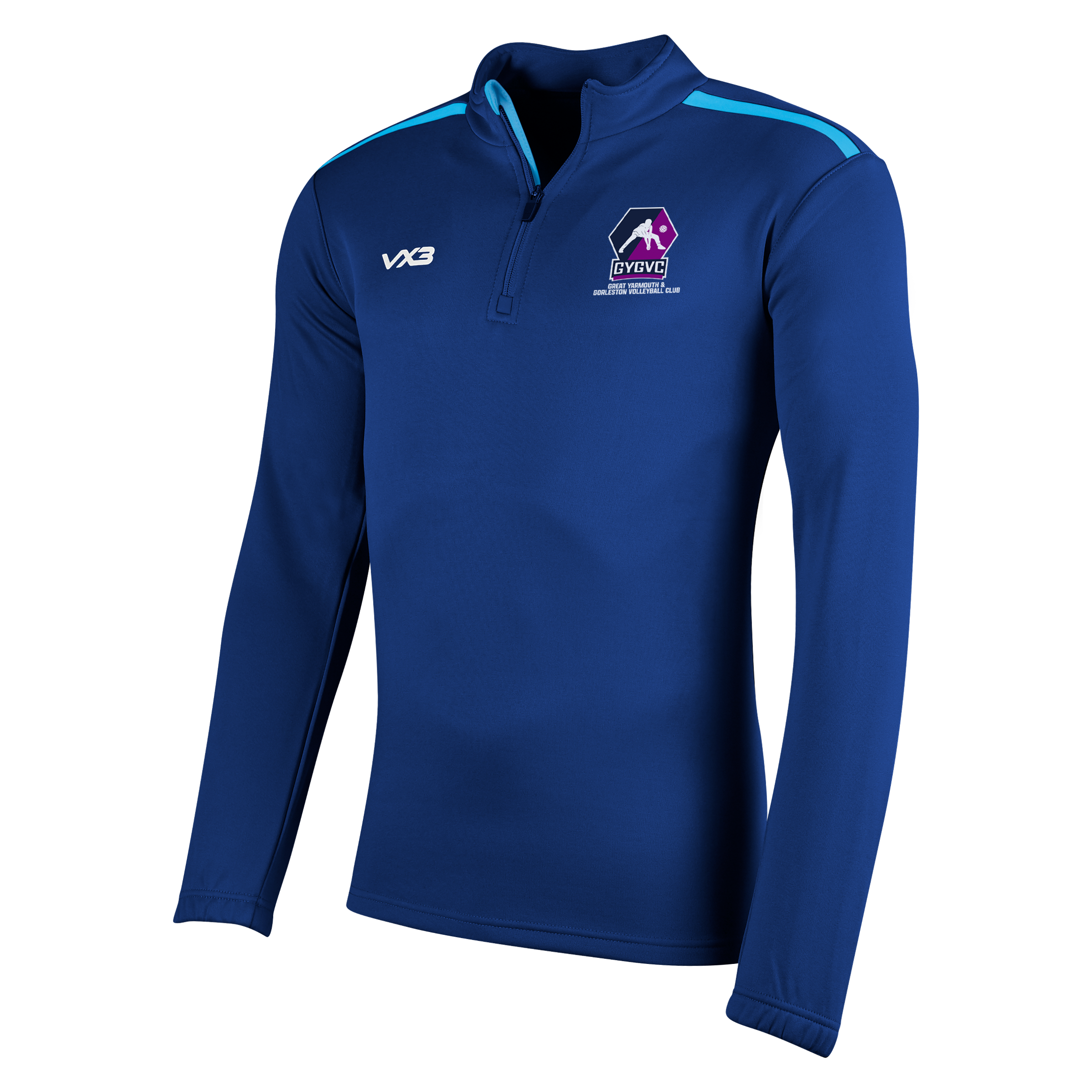 Great Yarmouth & Gorleston Volleyball Club Fortis Quarter Zip Sweat