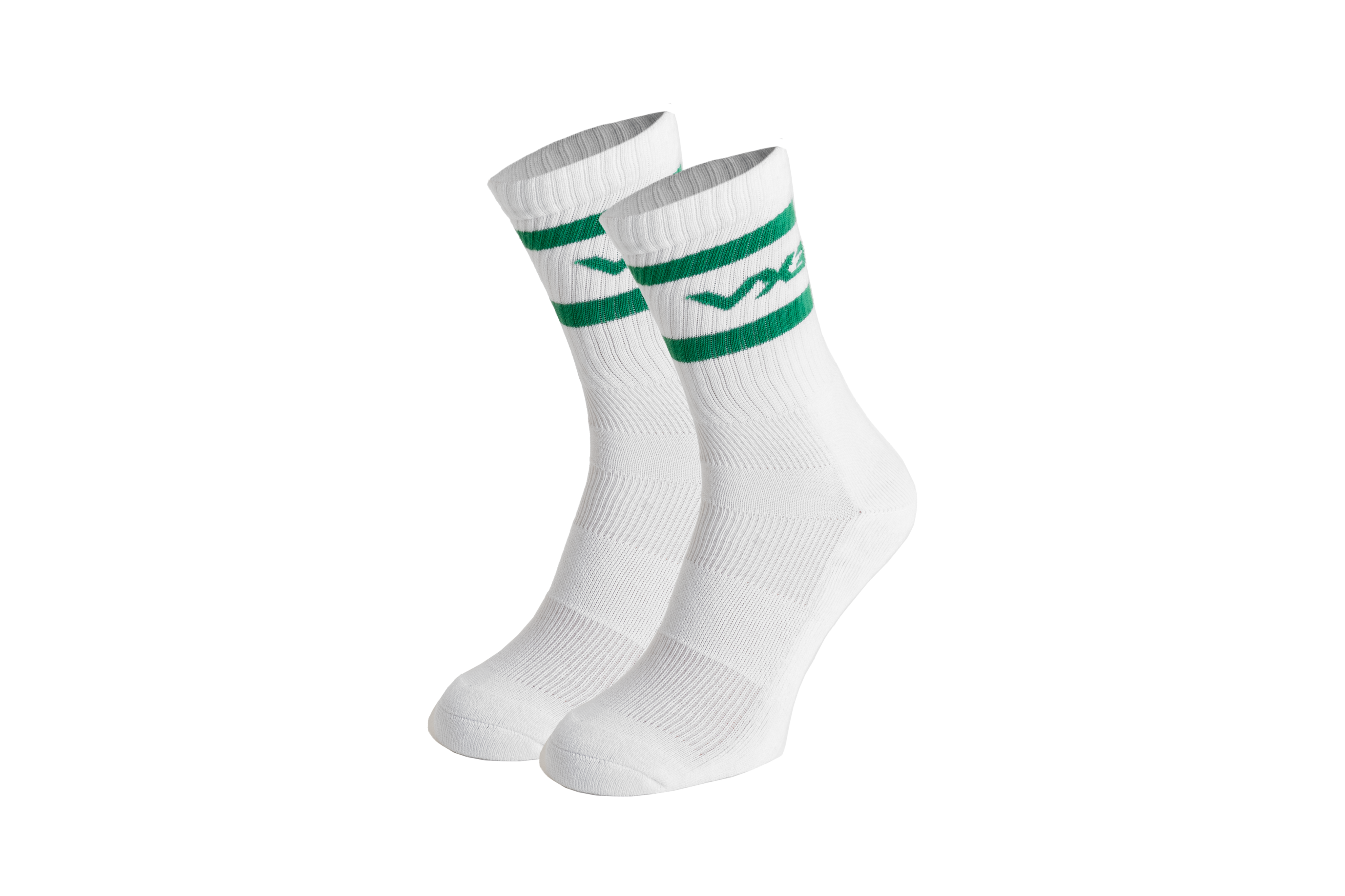 Logo Crew Sock White/Green (Clubshop)