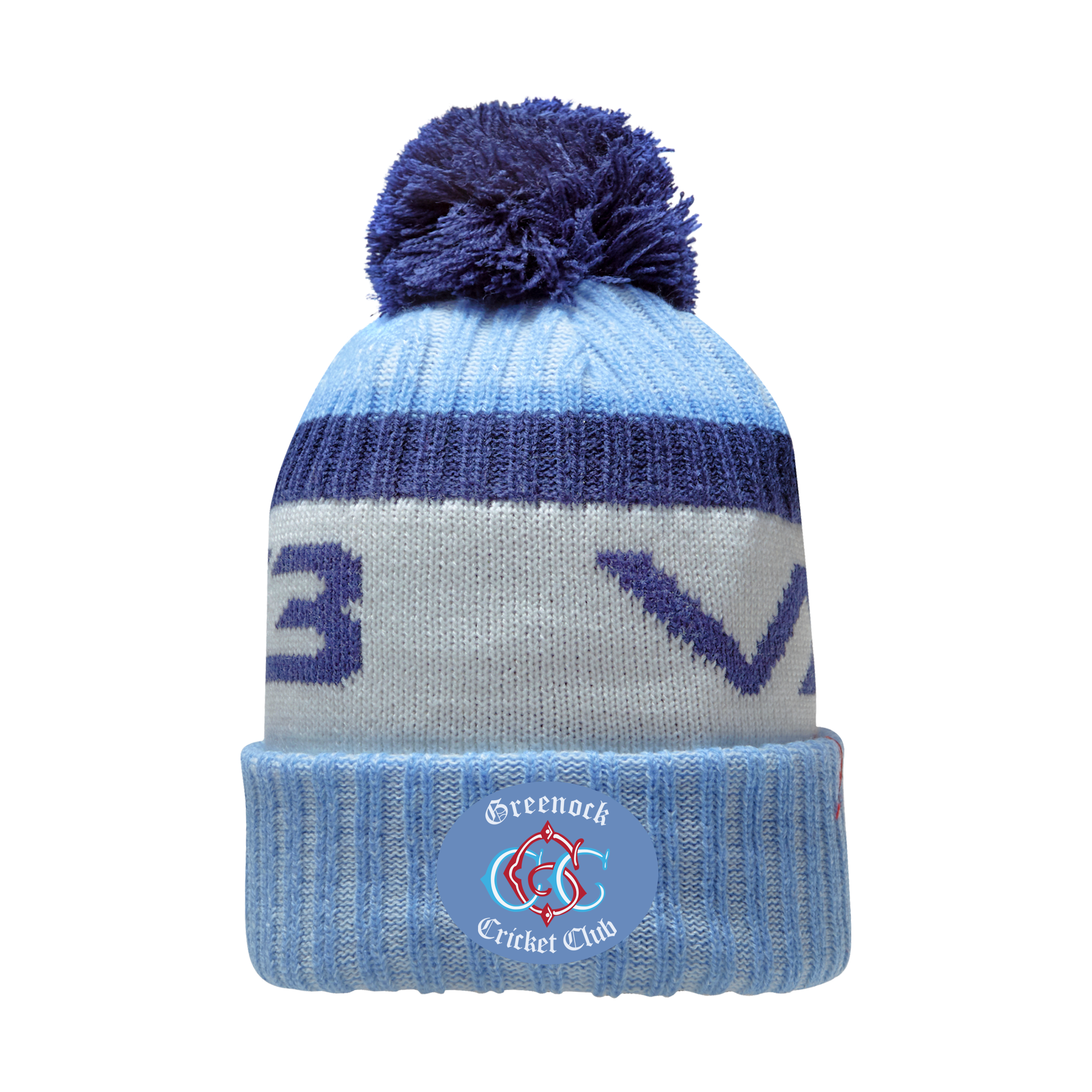 Greenock Cricket Club Fleece-Lined Bobble Hat