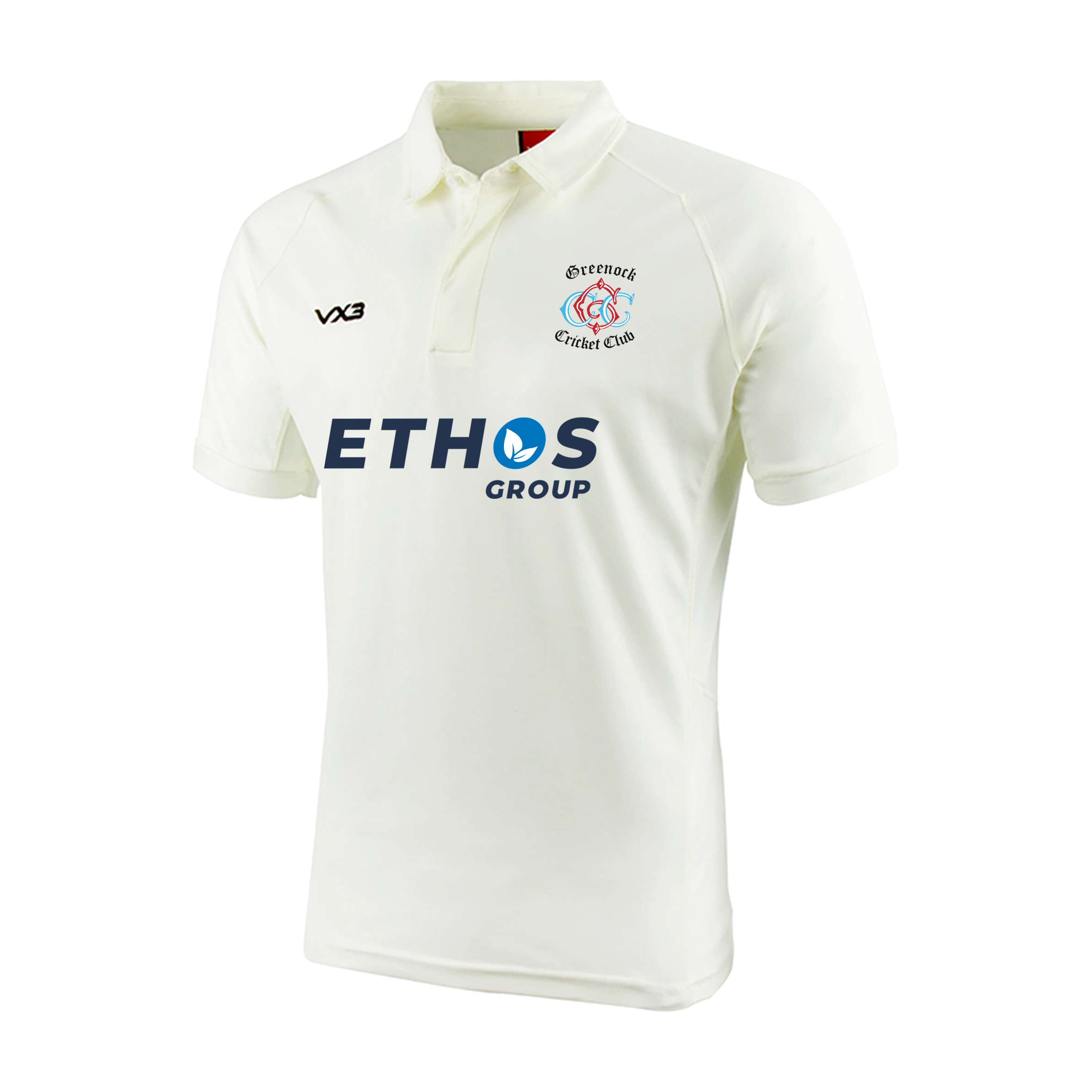 Greenock Cricket Club Youth Short Sleeve Shirt