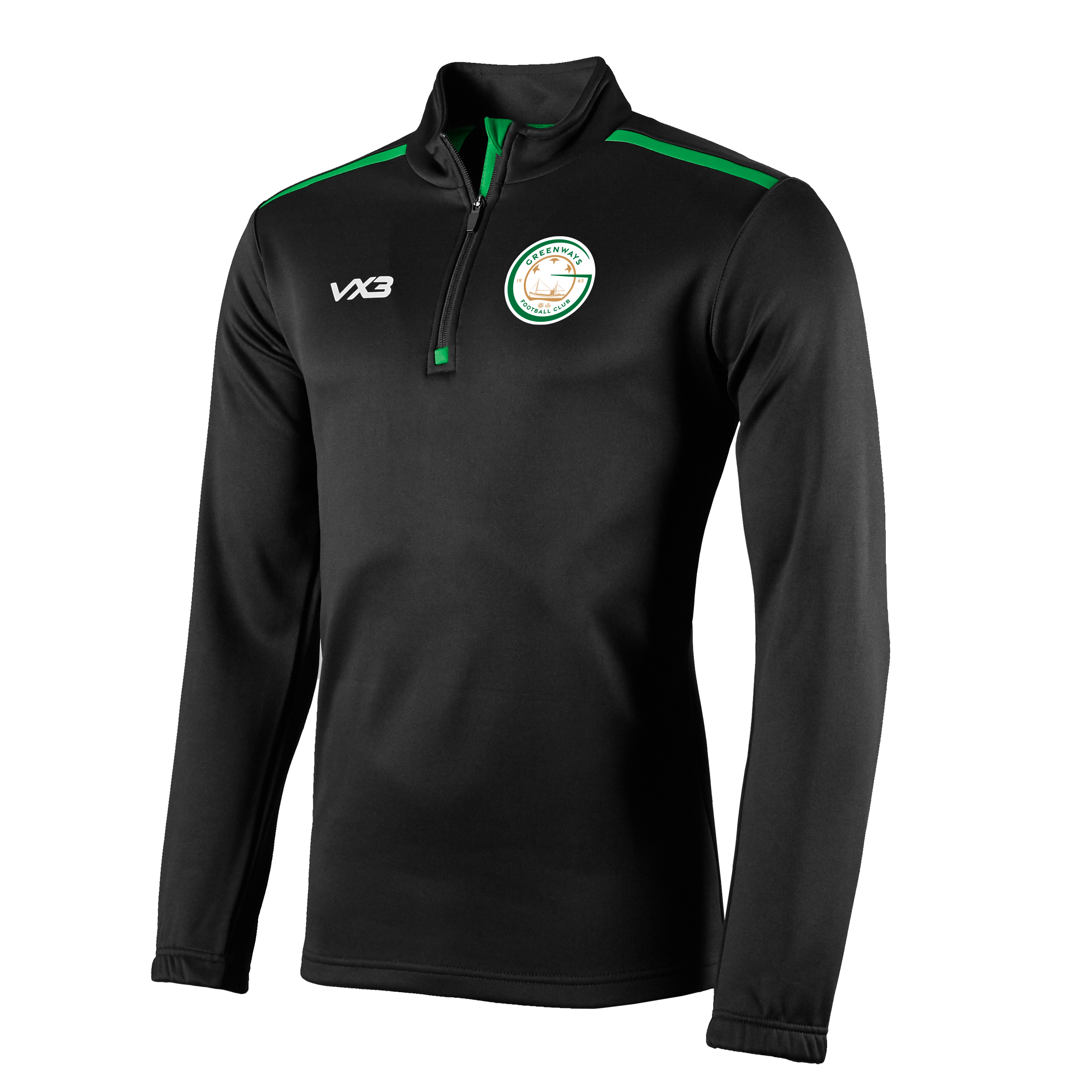 Greenways FC Fortis Youth Quarter Zip Sweat