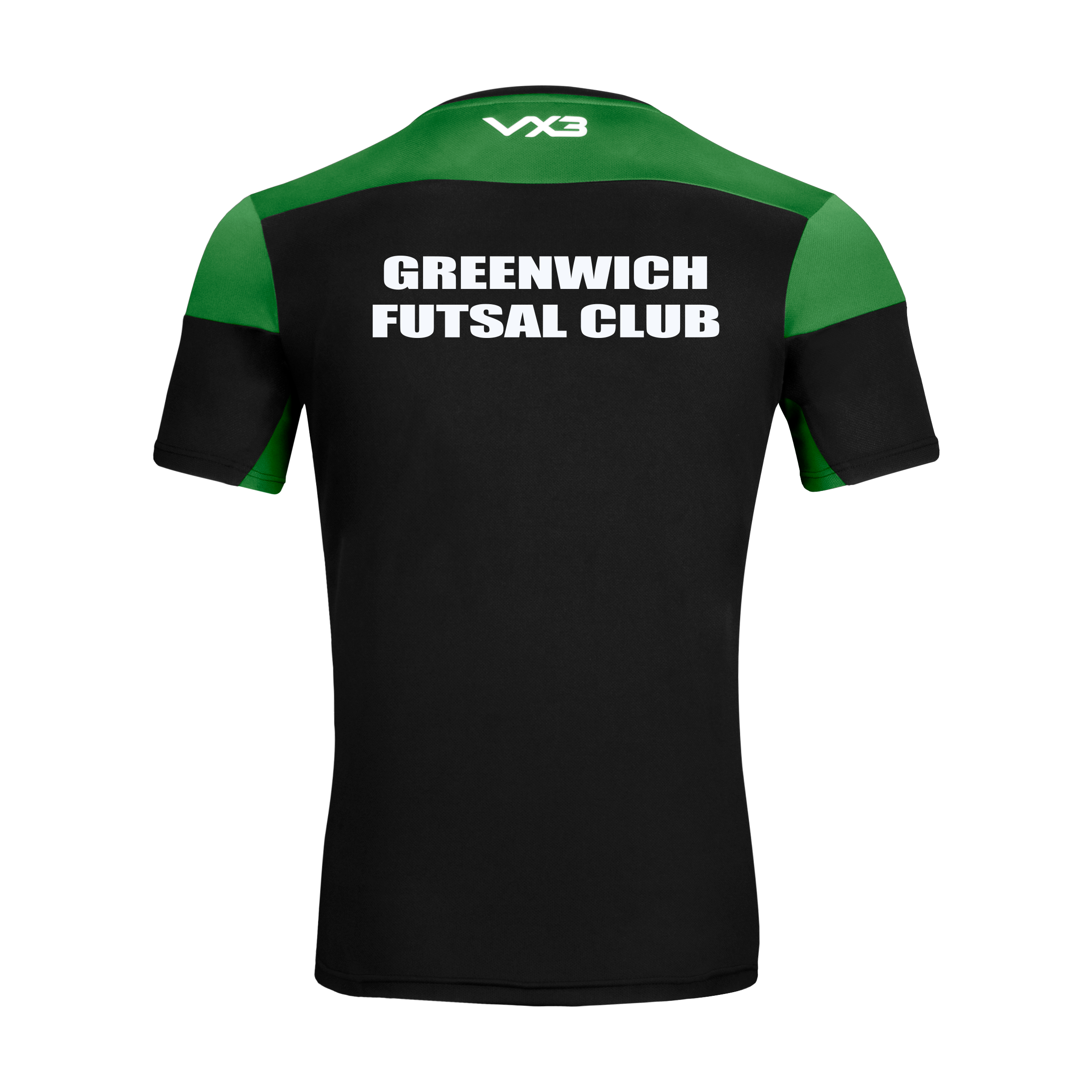 Greenwich Futsal Club Opus Tee - Black Emerald