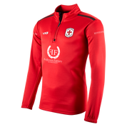 Halstead Templars RFC Fortis Quarter Zip Sweat - Red/Black