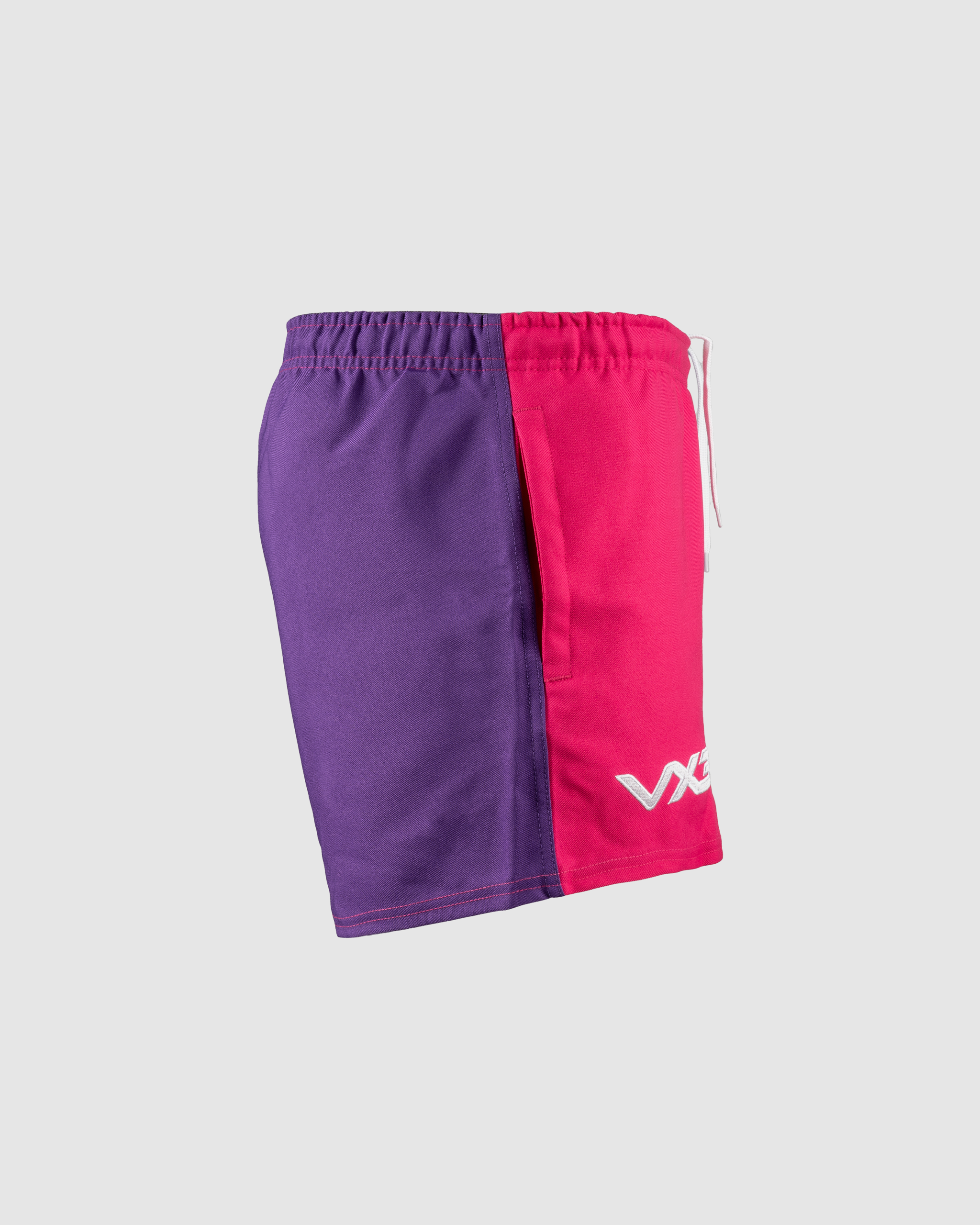 Harlequin Short Hot Pink/Purple