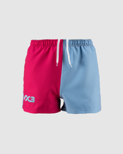 Harlequin Short Hot Pink/Sky