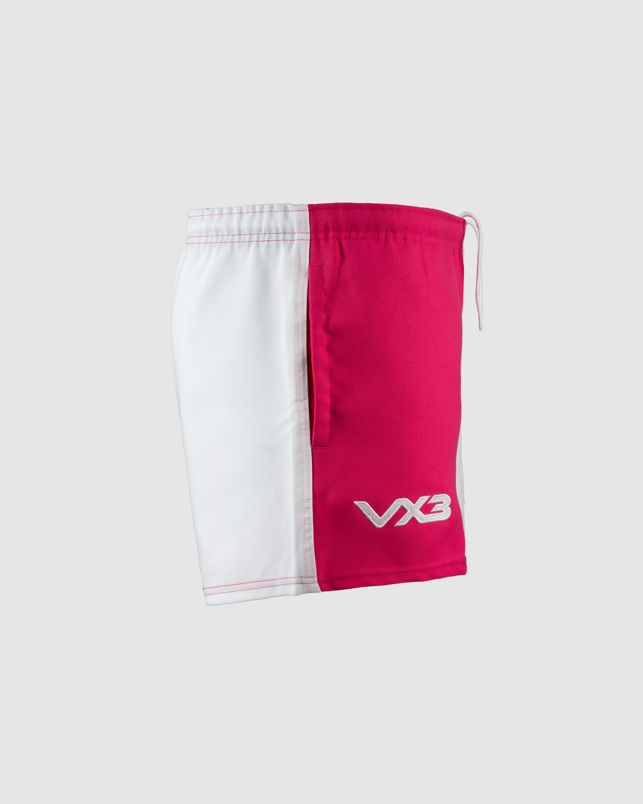 Harlequin Short Hot Pink/White