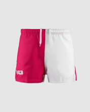 Harlequin Short Hot Pink/White