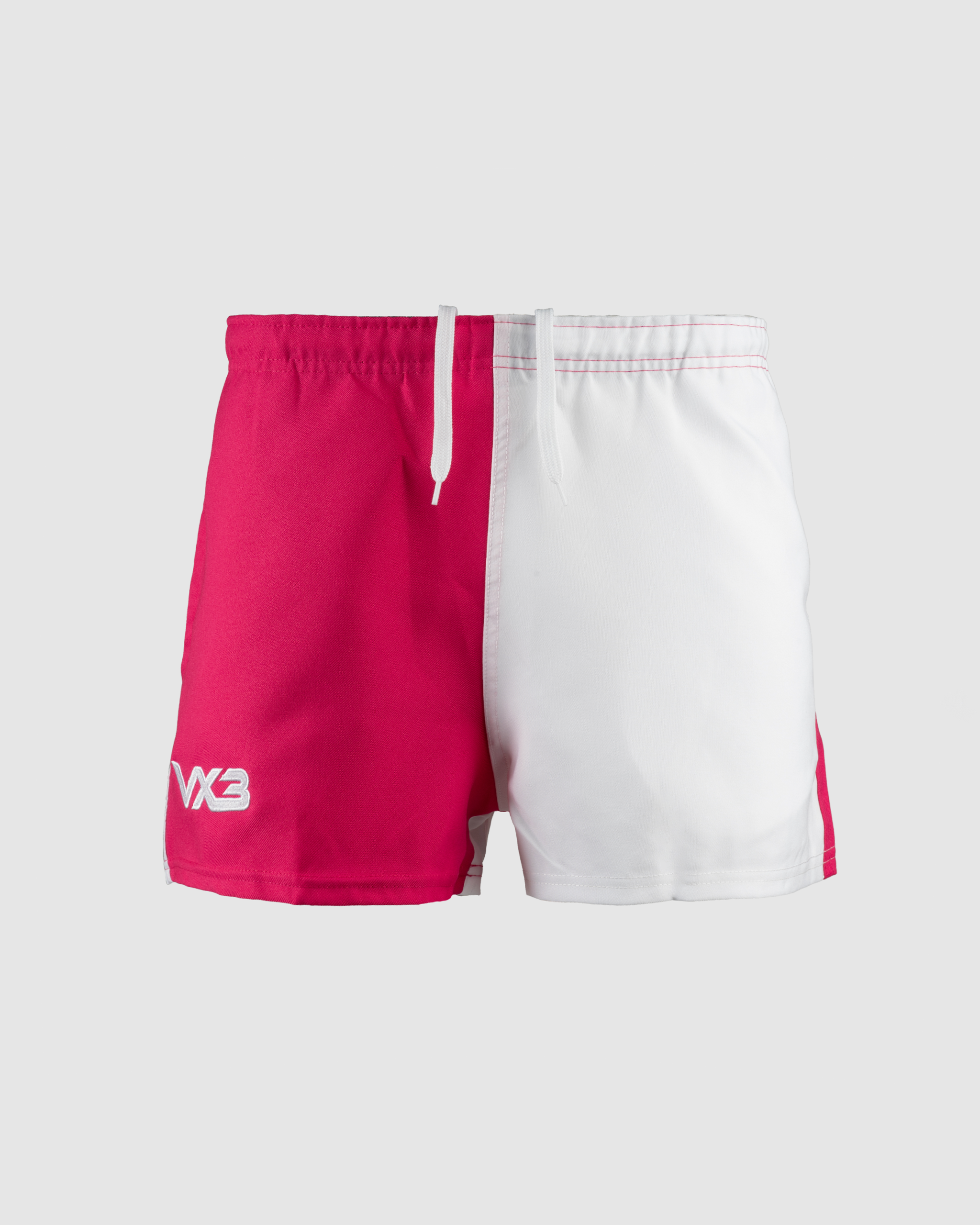 Harlequin Short Hot Pink/White
