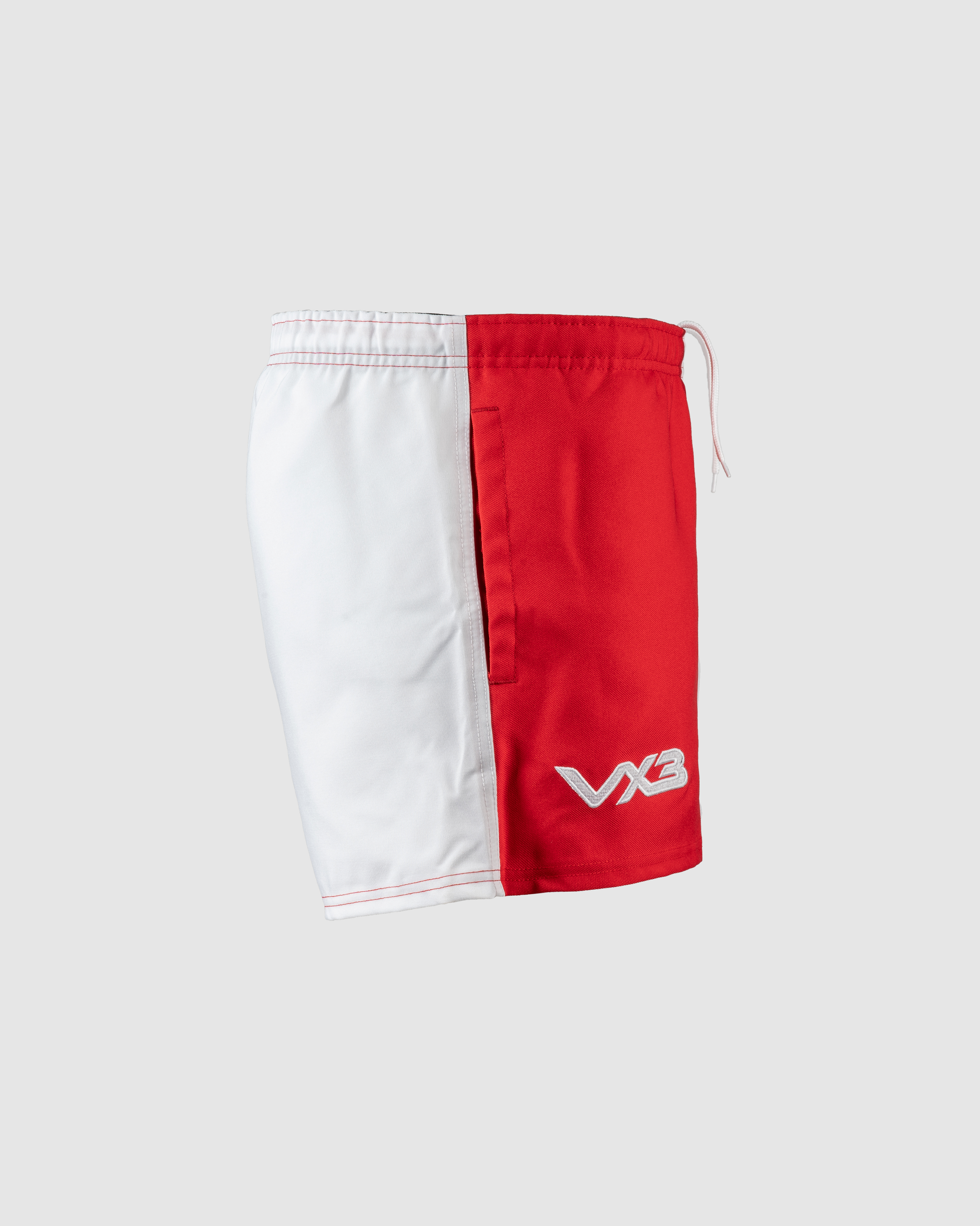 Harlequin Short Red/White