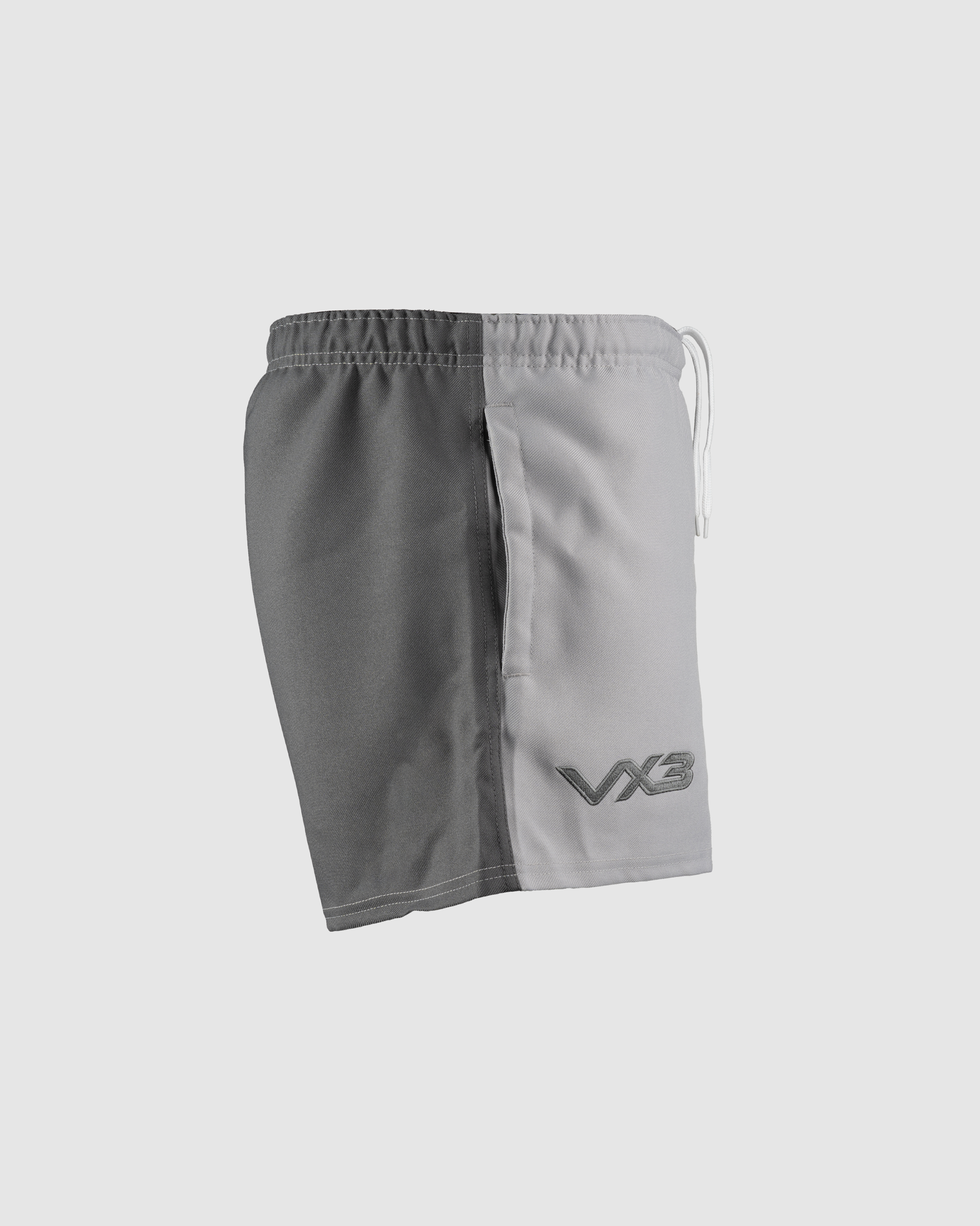 Harlequin Short Silver/Dark Grey Youth