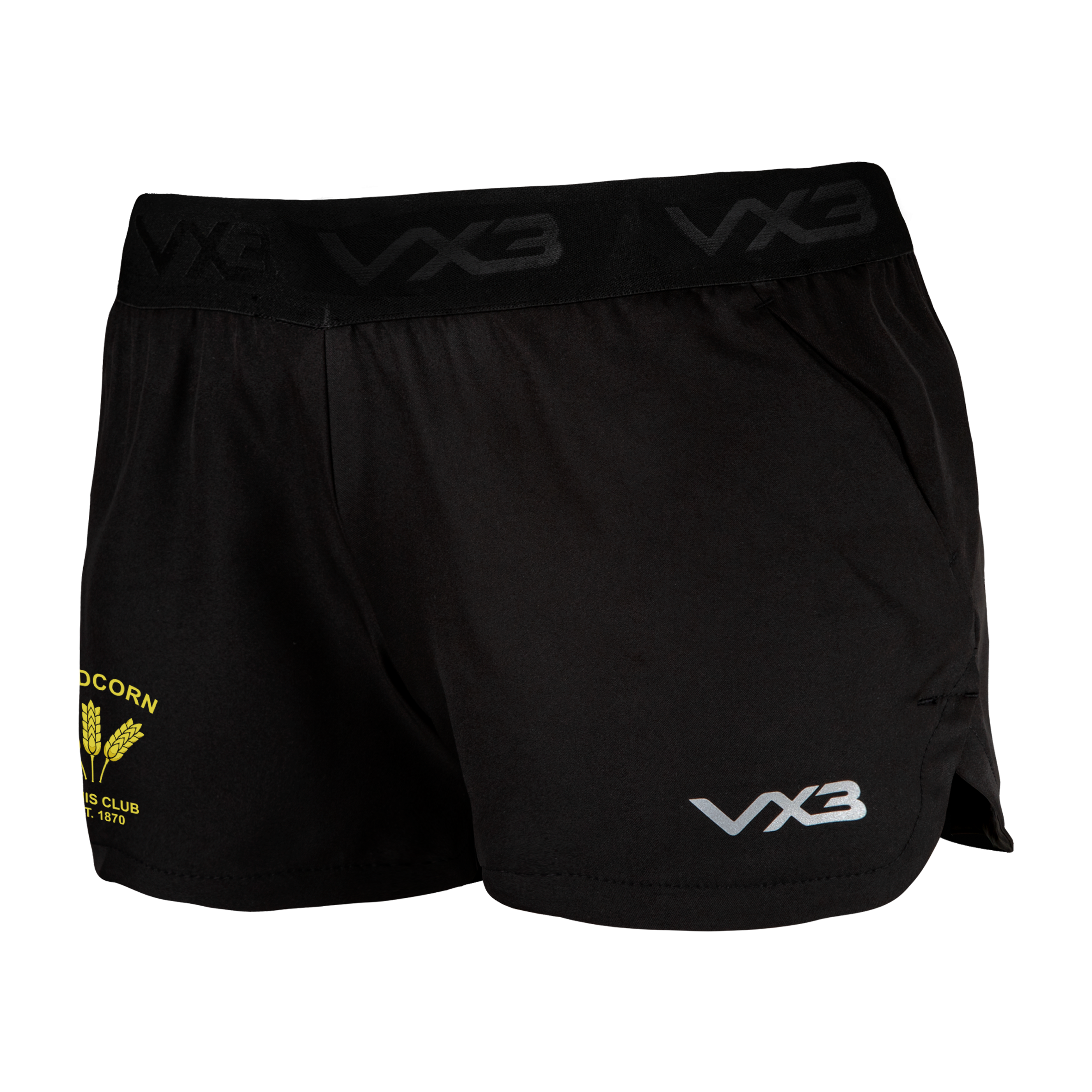 Headcorn Tennis Club Black Clarus Women's Running Short