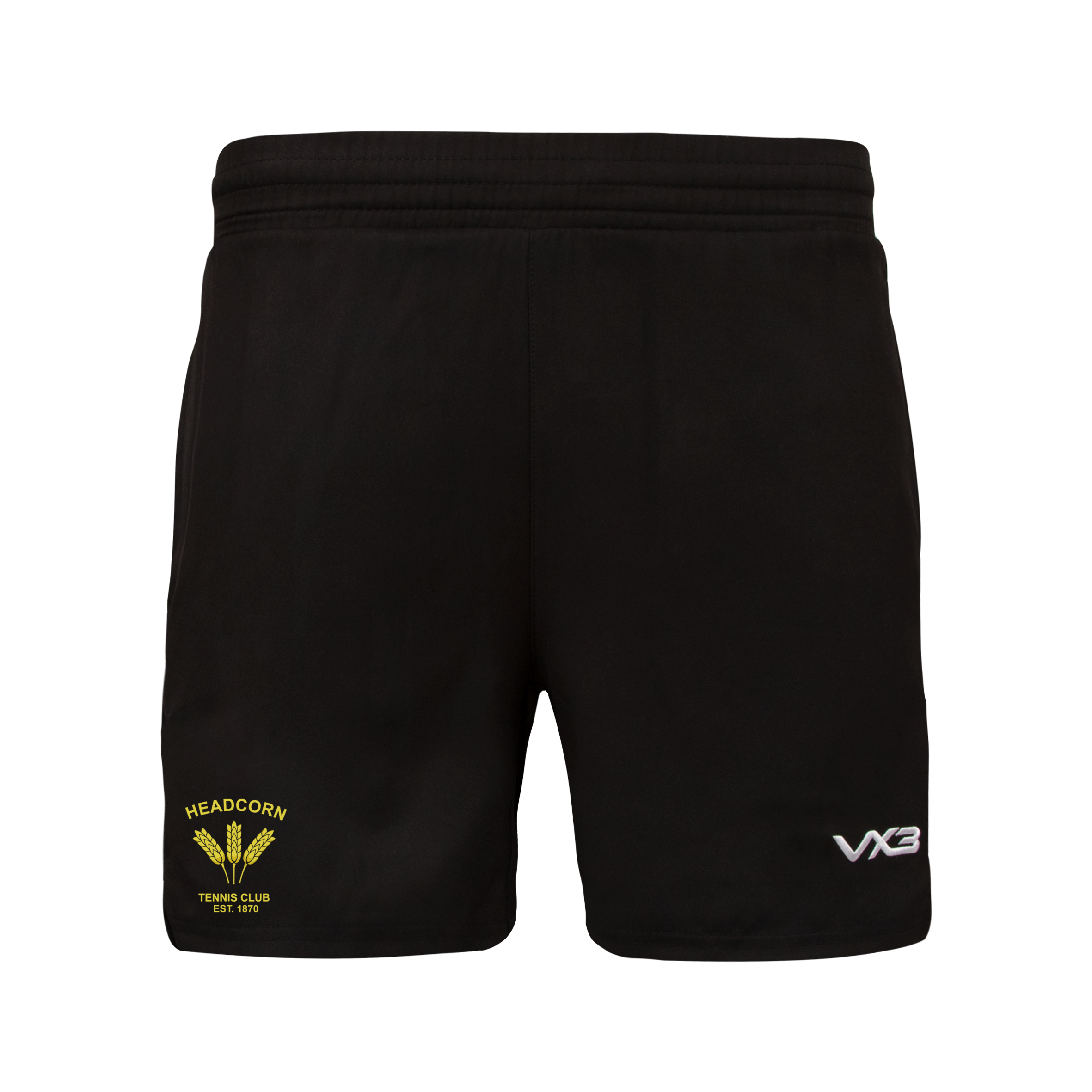 Headcorn Tennis Club Black Ludus Youth Gym Shorts