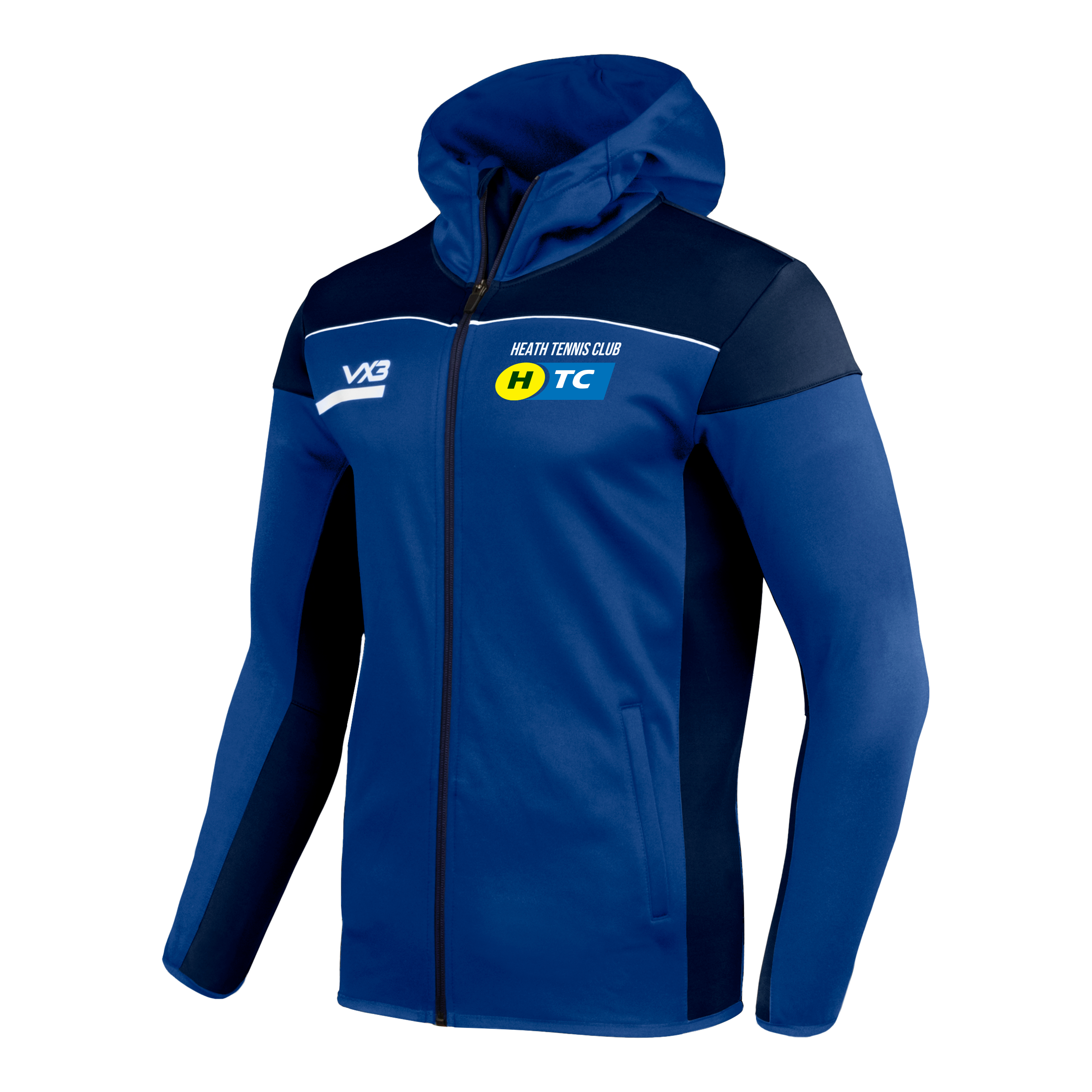 Heath Tennis Club Opus Zoodie - Royal Navy