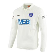 Helston Cricket Club Whites Youth Long Sleeve Shirt