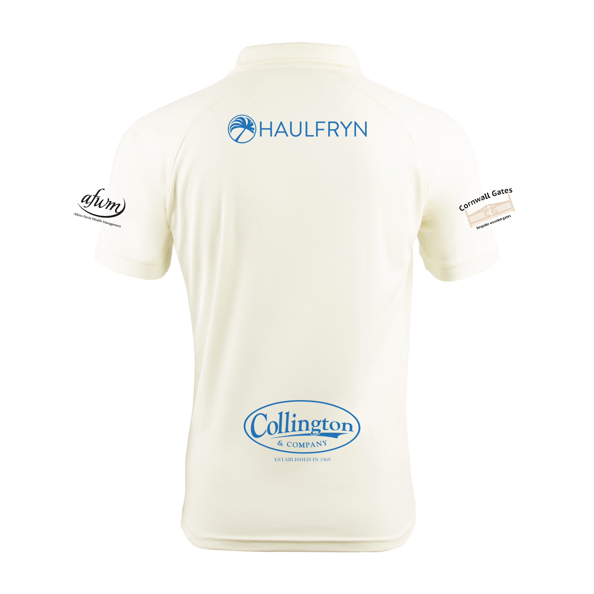 Helston Cricket Club Whites Youth Short Sleeve Shirt