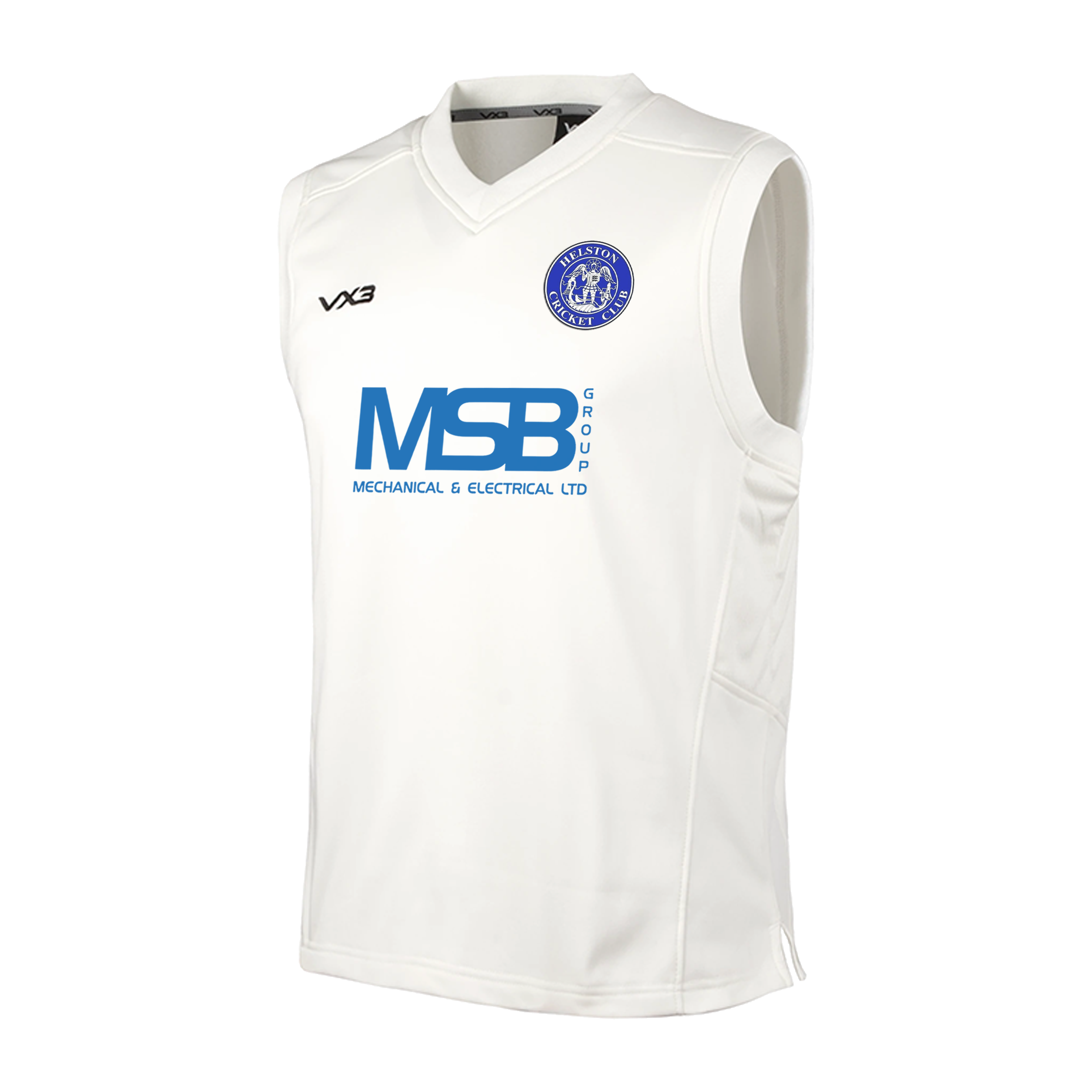 Helston Cricket Club Whites Youth Elite Slipover