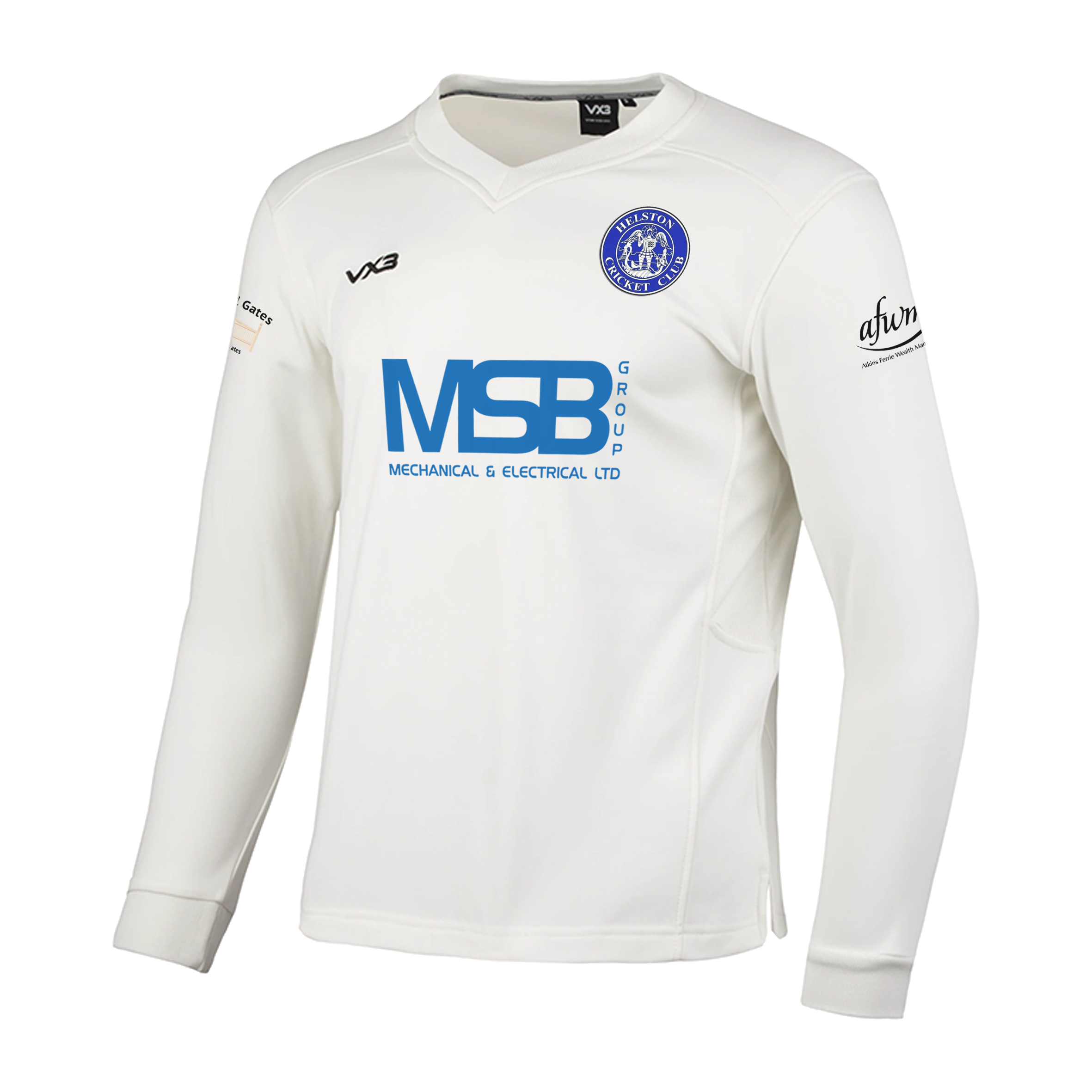 Helston Cricket Club Whites Youth Elite Sweatshirt